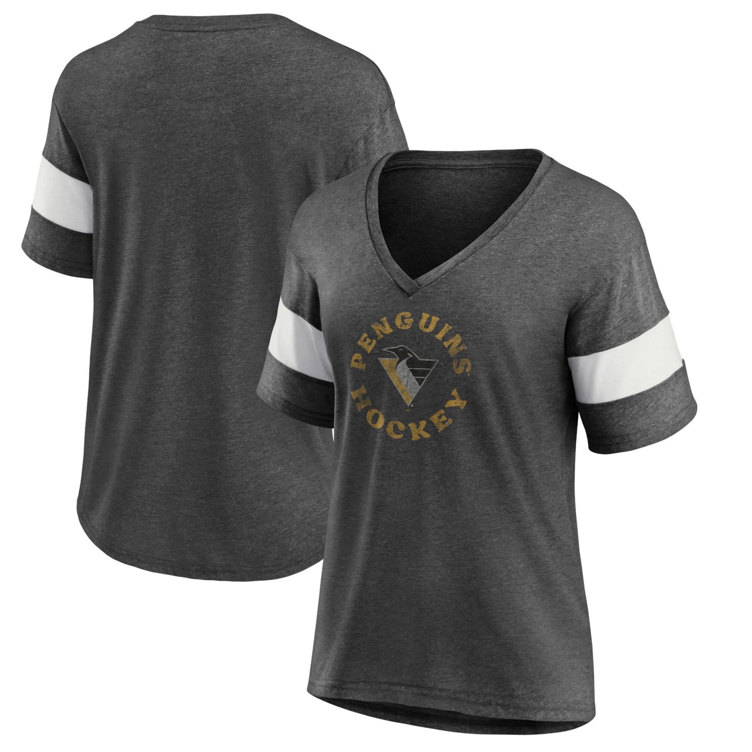 Fanatics Branded Pittsburgh Penguins Special Edition 20 Ring The Alarm V-Neck T-Shirt