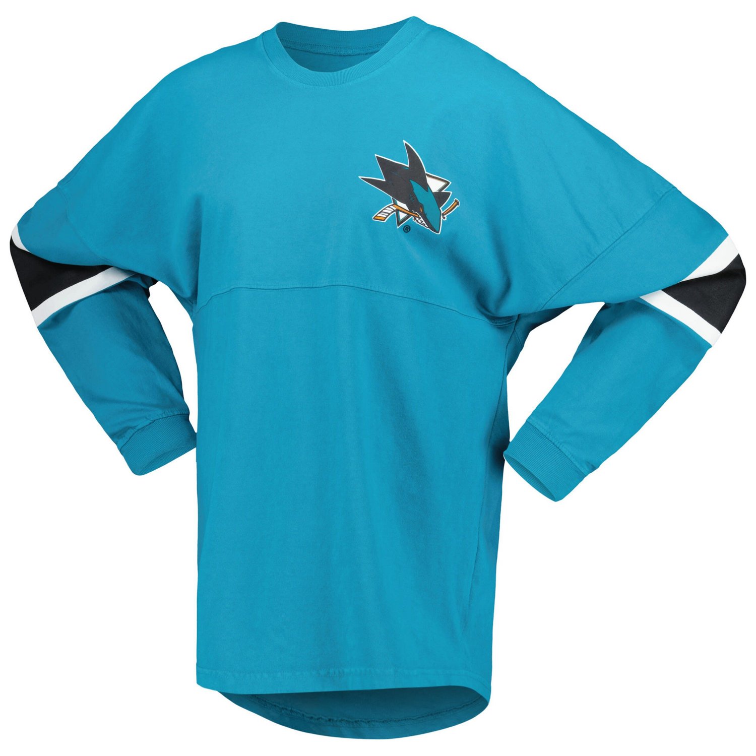 Fanatics Branded San Jose Sharks Jersey Long Sleeve T-Shirt - view number 2