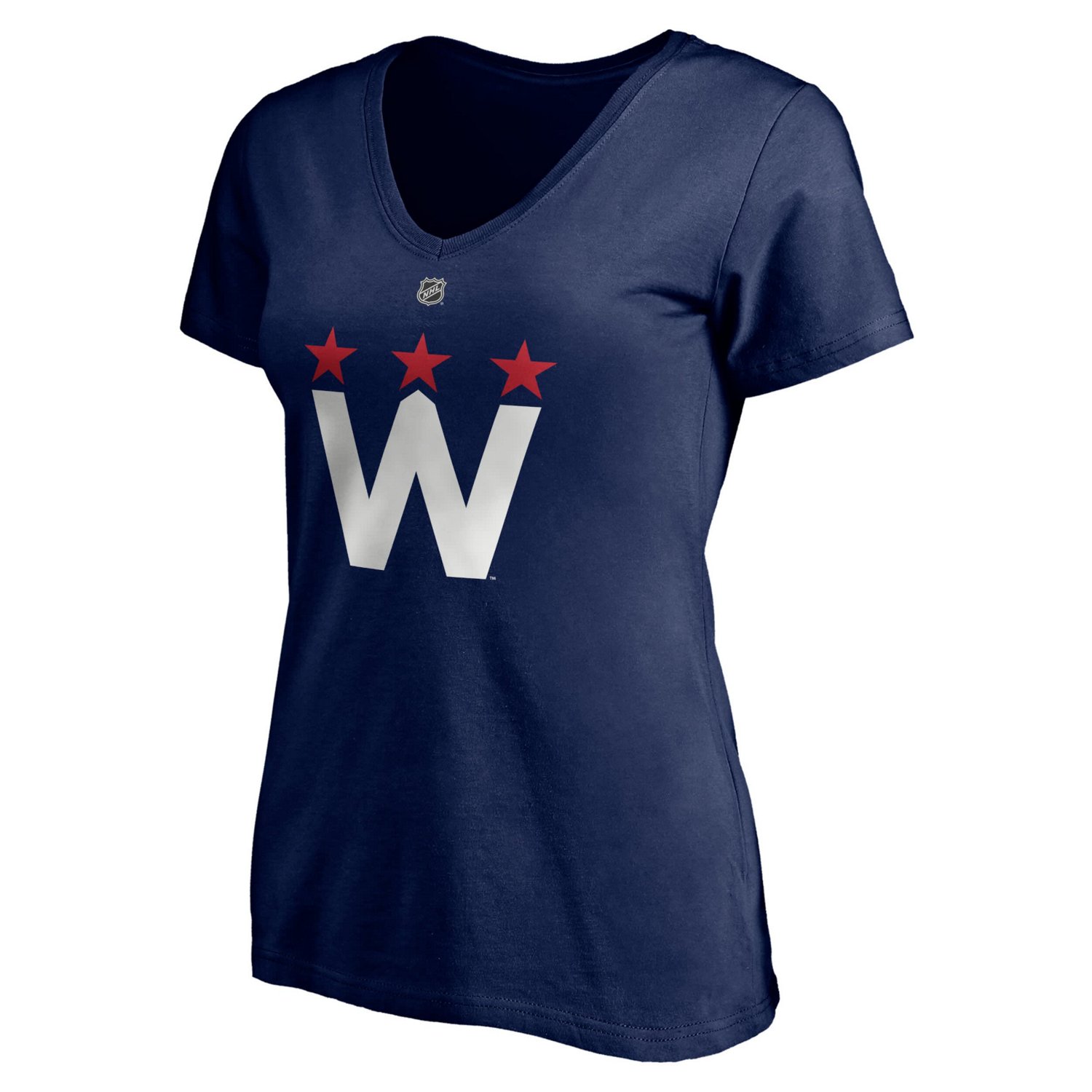 Fanatics Branded Tom Wilson Washington Capitals 2020/21 Alternate Authentic Stack Name  Number V-Neck T-Shirt                    - view number 2