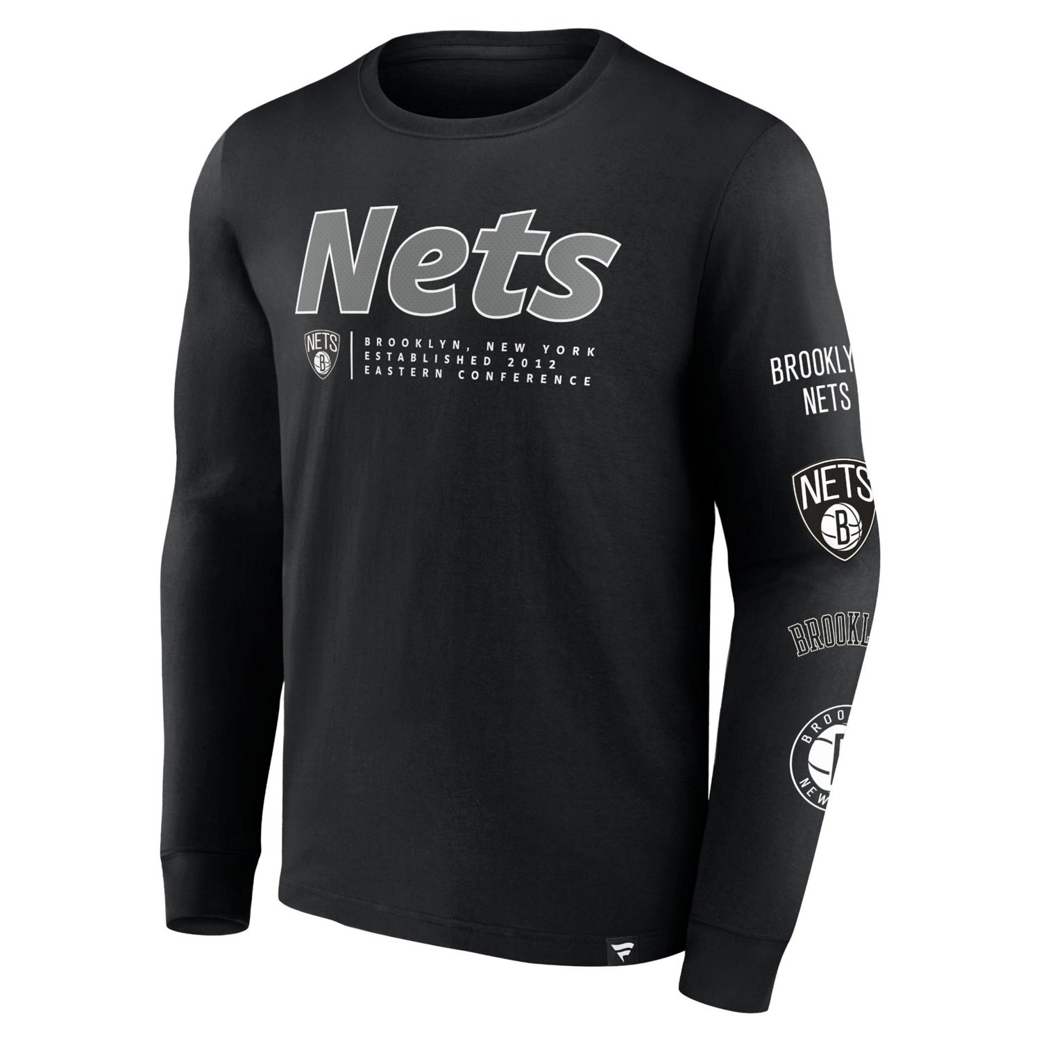 Fanatics Brooklyn Nets Baseline Long Sleeve T-Shirt
