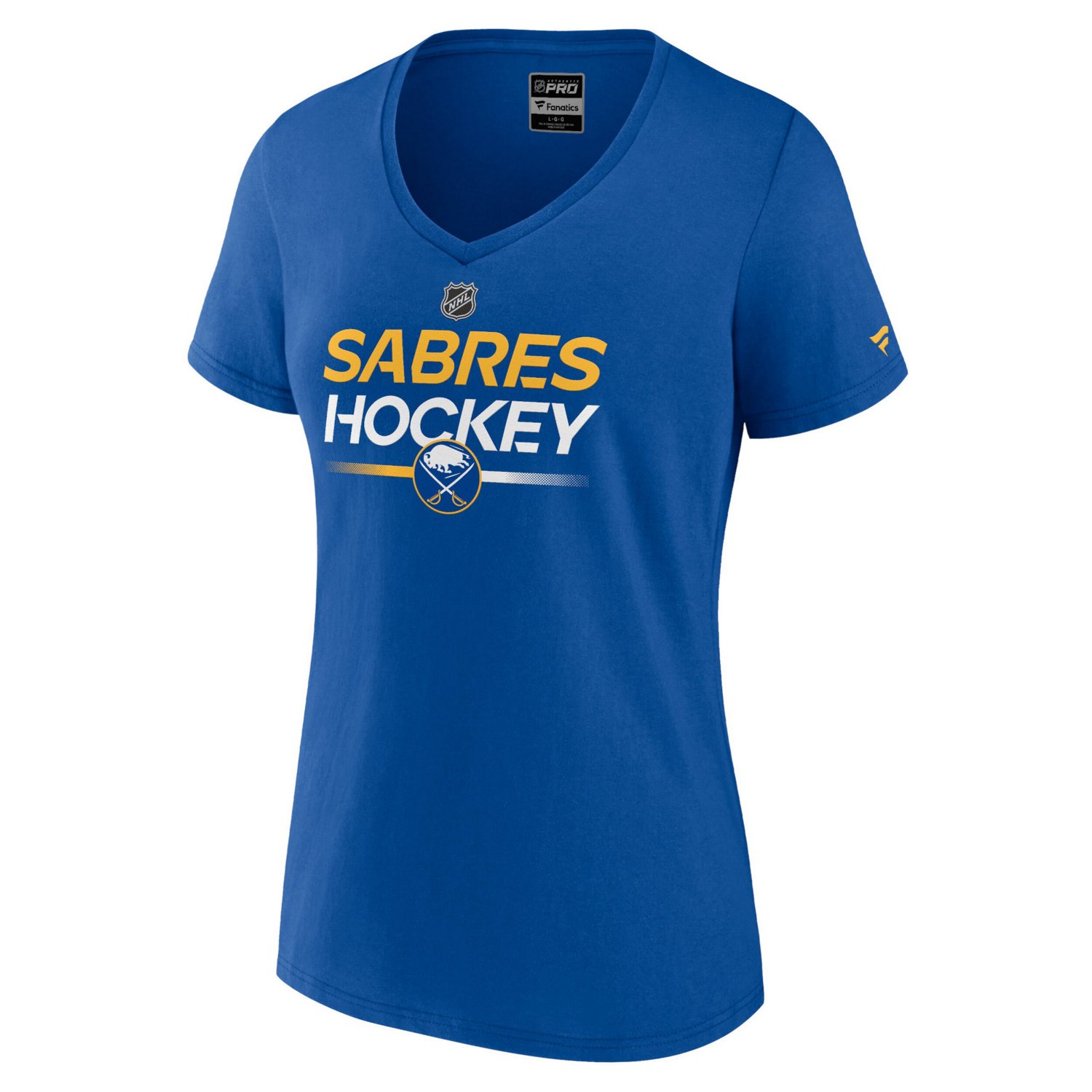 Fanatics Buffalo Sabres Authentic Pro V-Neck T-Shirt                                                                             - view number 2