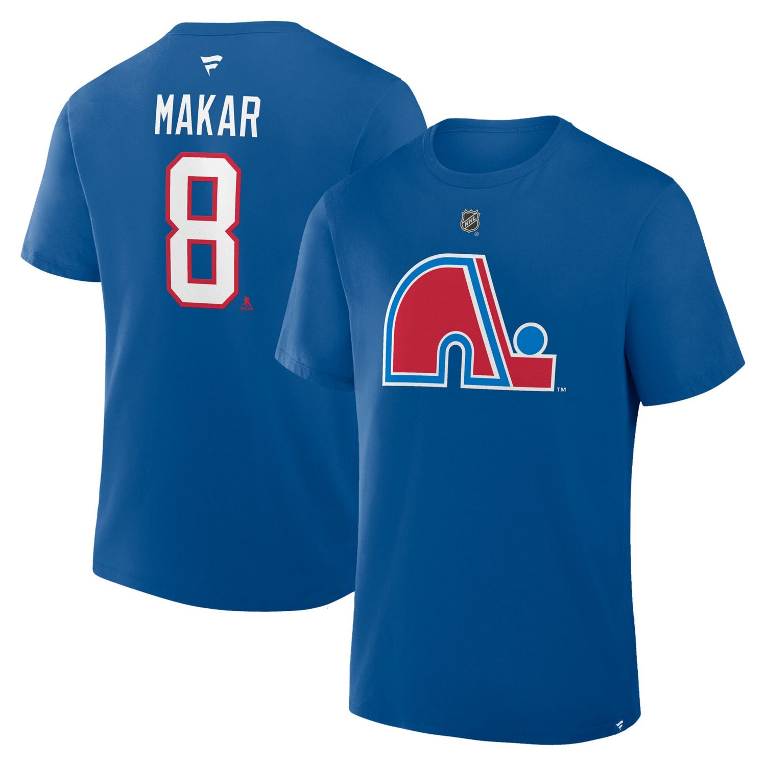 Fanatics Cale Makar Colorado Avalanche Authentic Stack Name  Number T-Shirt