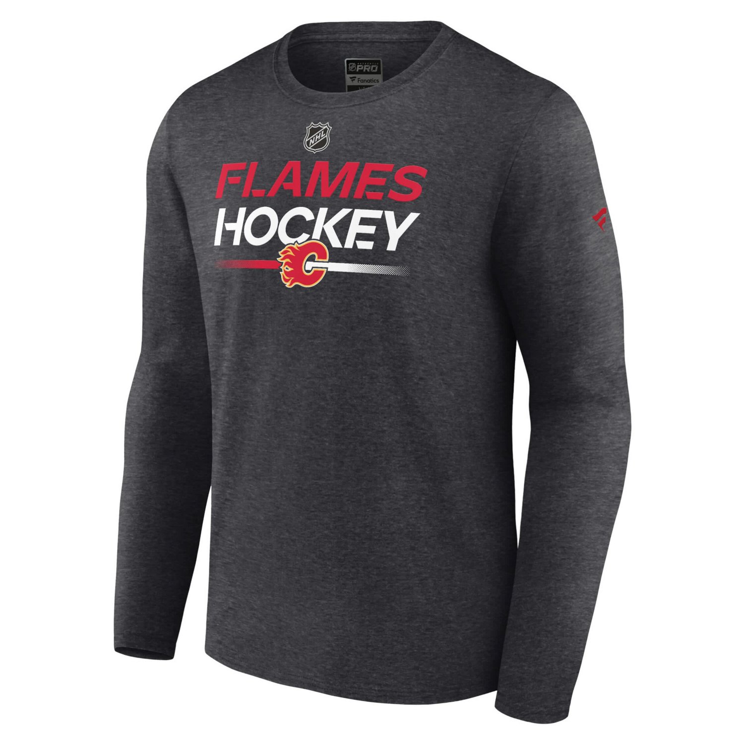 Fanatics Calgary Flames Authentic Pro Primary Long Sleeve T-Shirt