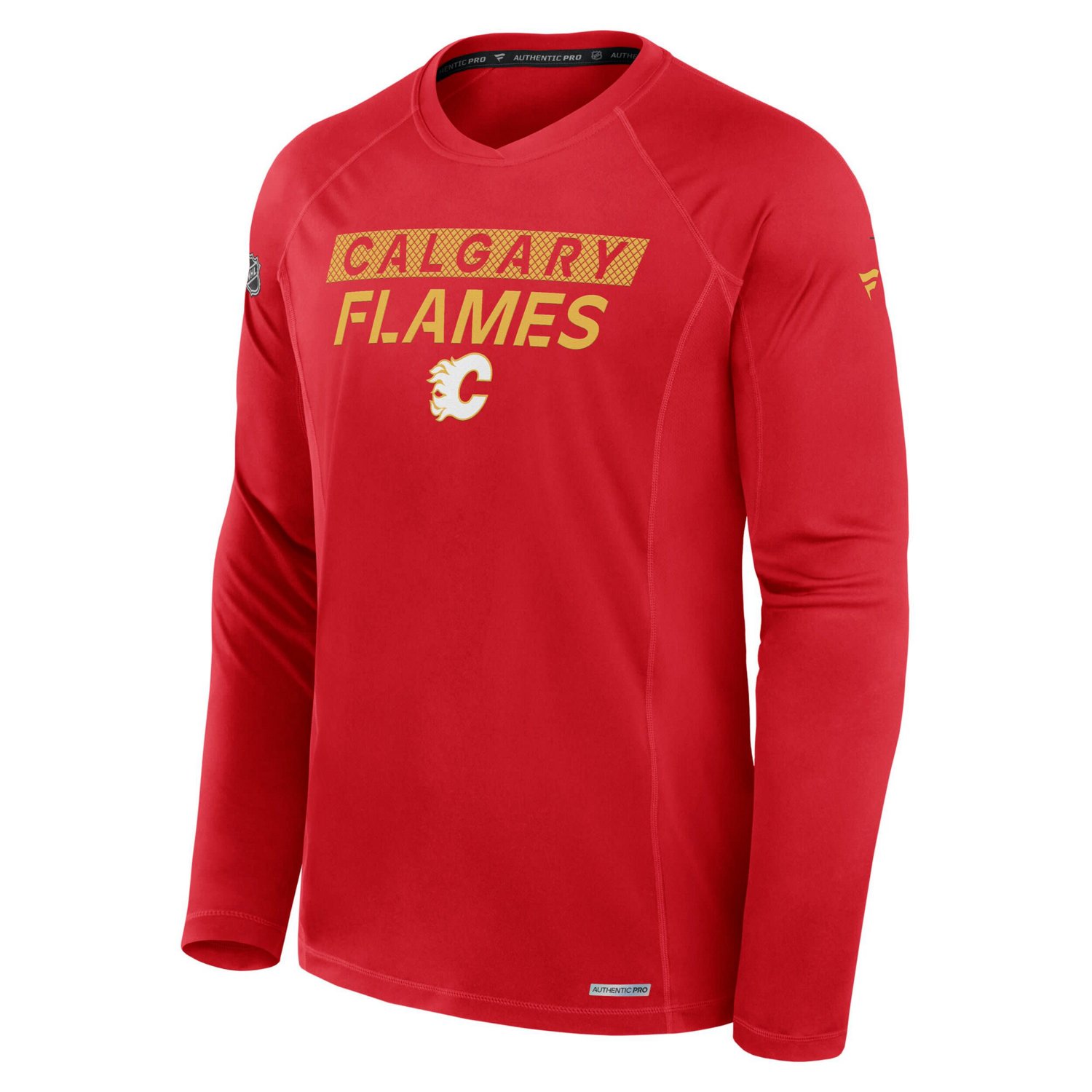 Fanatics Calgary Flames Authentic Pro Rink Tech Long Sleeve T-Shirt - view number 2