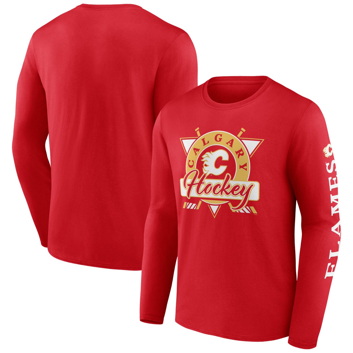 Fanatics Calgary Flames Rinkside Long Sleeve T-Shirt                                                                             - view number 1
