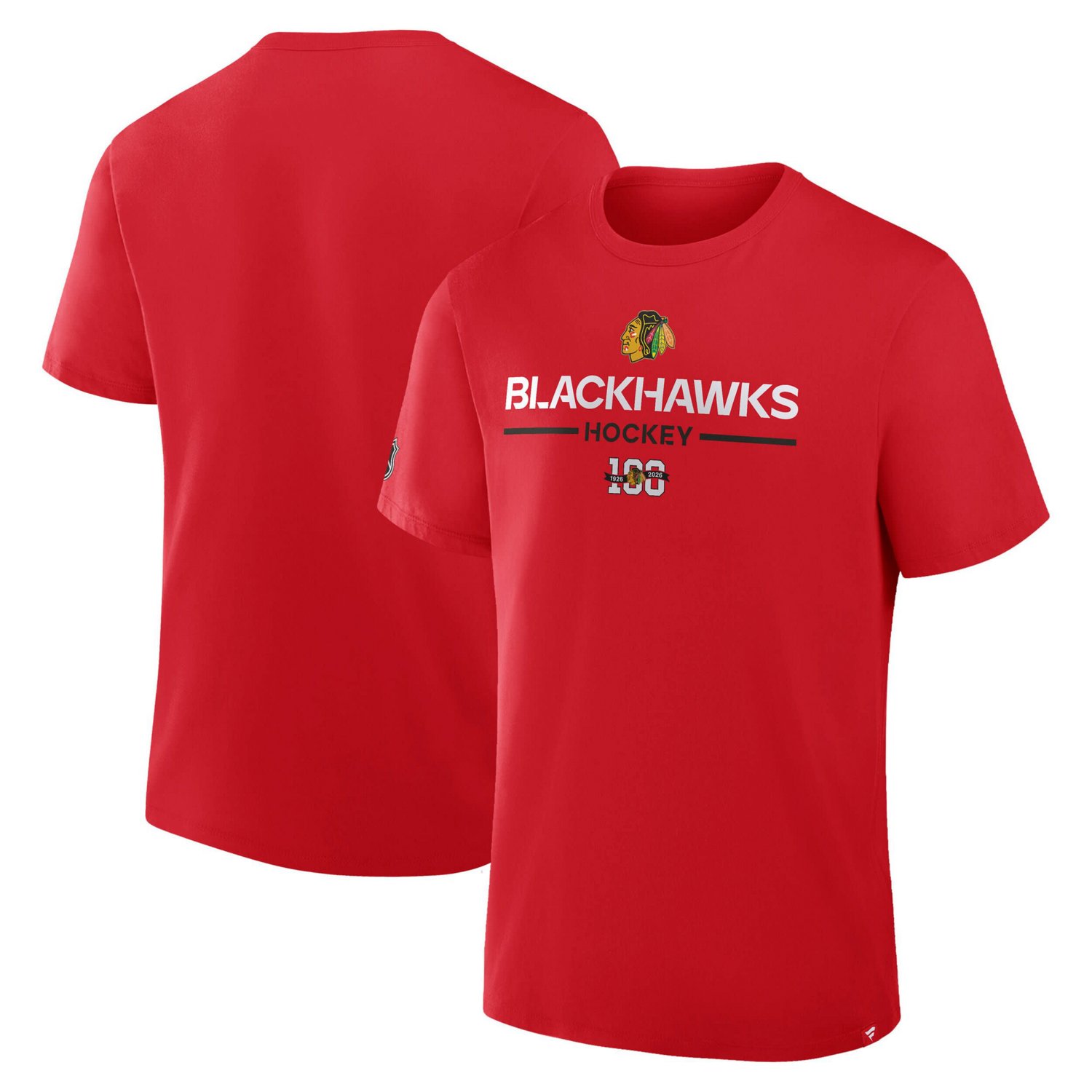 Fanatics Chicago Blackhawks Centennial Celebration T-Shirt
