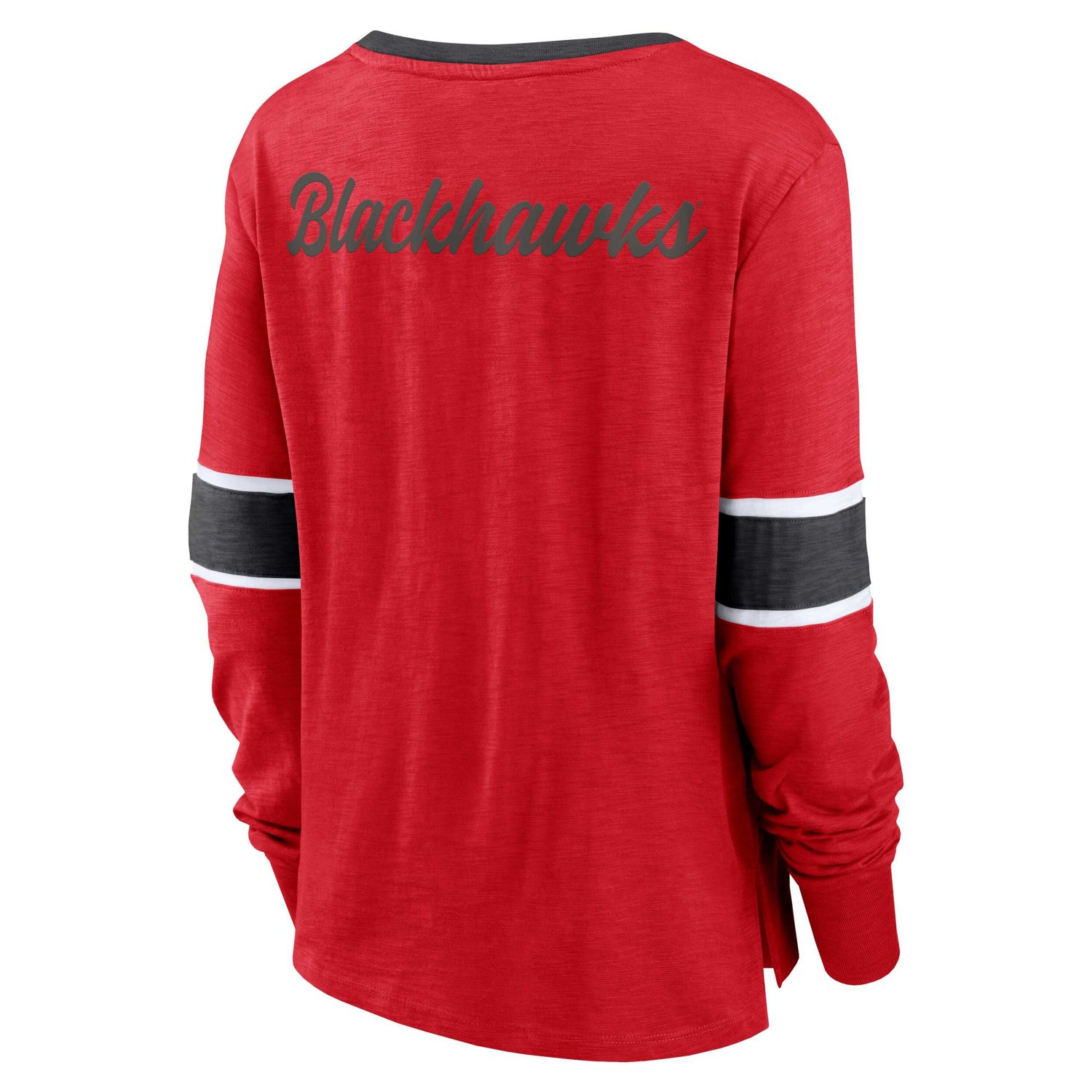 Fanatics Chicago Blackhawks Effervescent Exclusive Lace-Up Long Sleeve T-Shirt