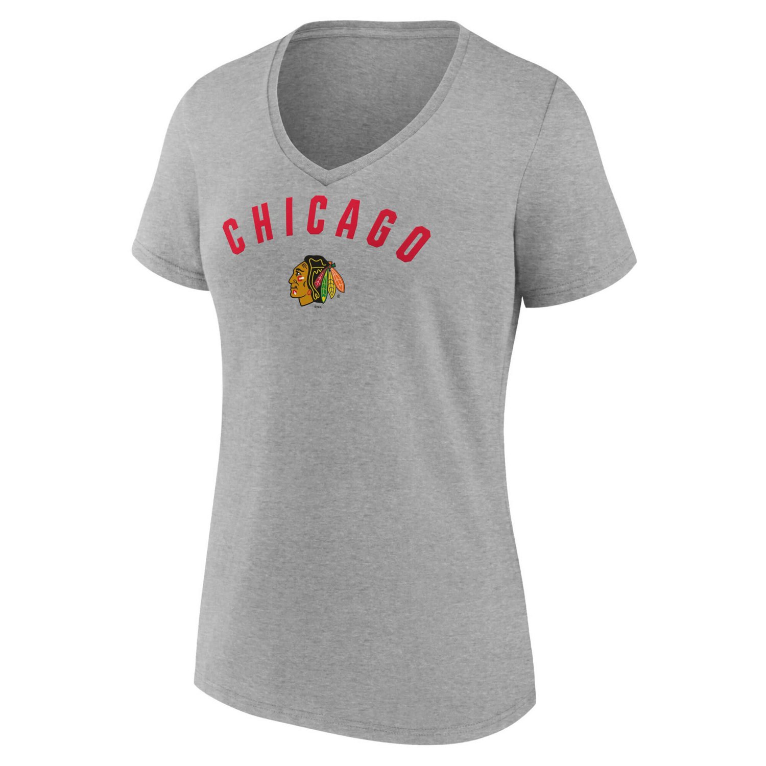 Fanatics Chicago Blackhawks V-Neck T-Shirt                                                                                       - view number 2