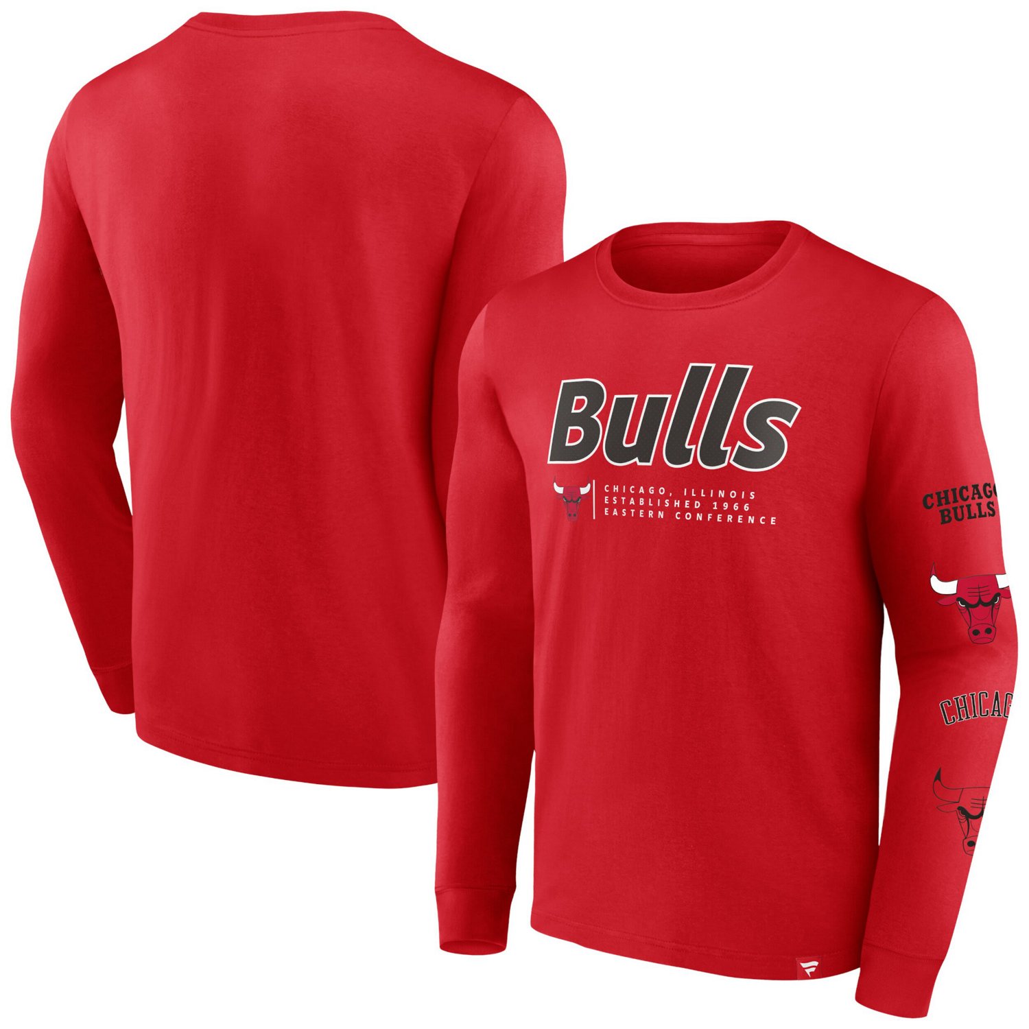 Fanatics Chicago Bulls Baseline Long Sleeve T-Shirt