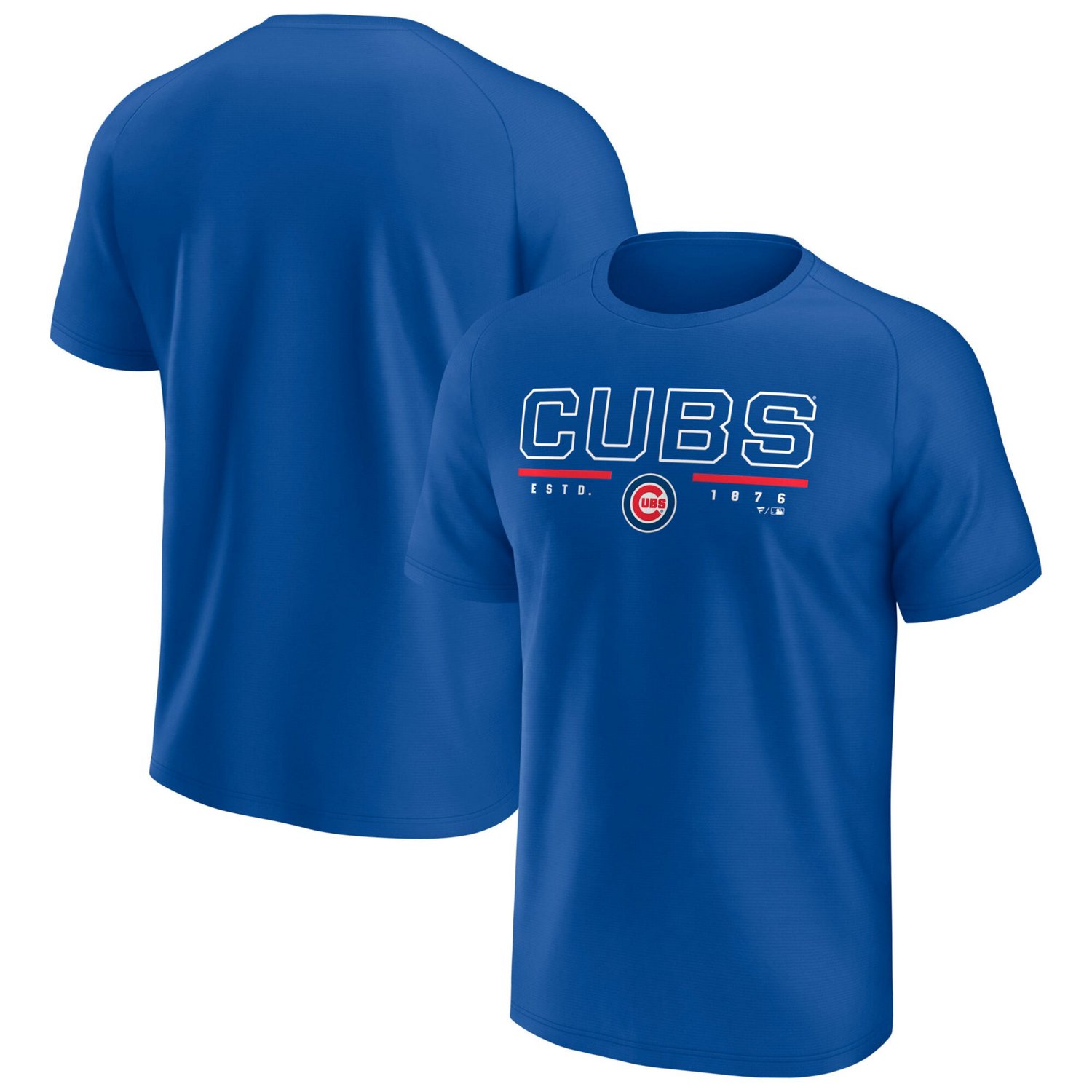 Fanatics Chicago Cubs Raglan T-Shirt                                                                                             - view number 1