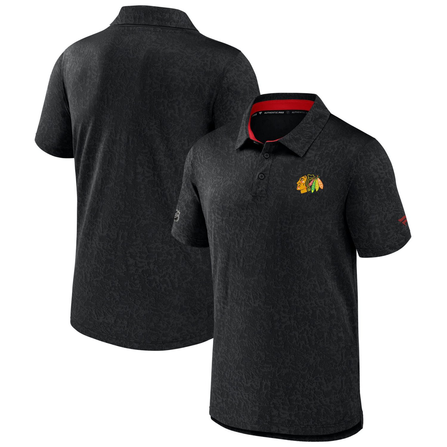 Fanatics Chicago hawks Authentic Pro Jacquard Polo - view number 1