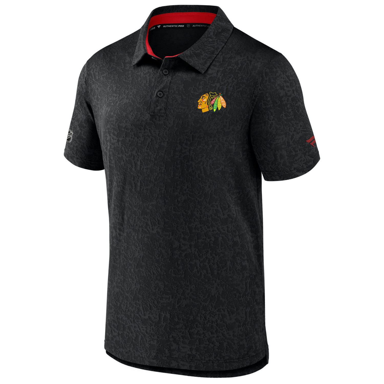 Fanatics Chicago hawks Authentic Pro Jacquard Polo - view number 2