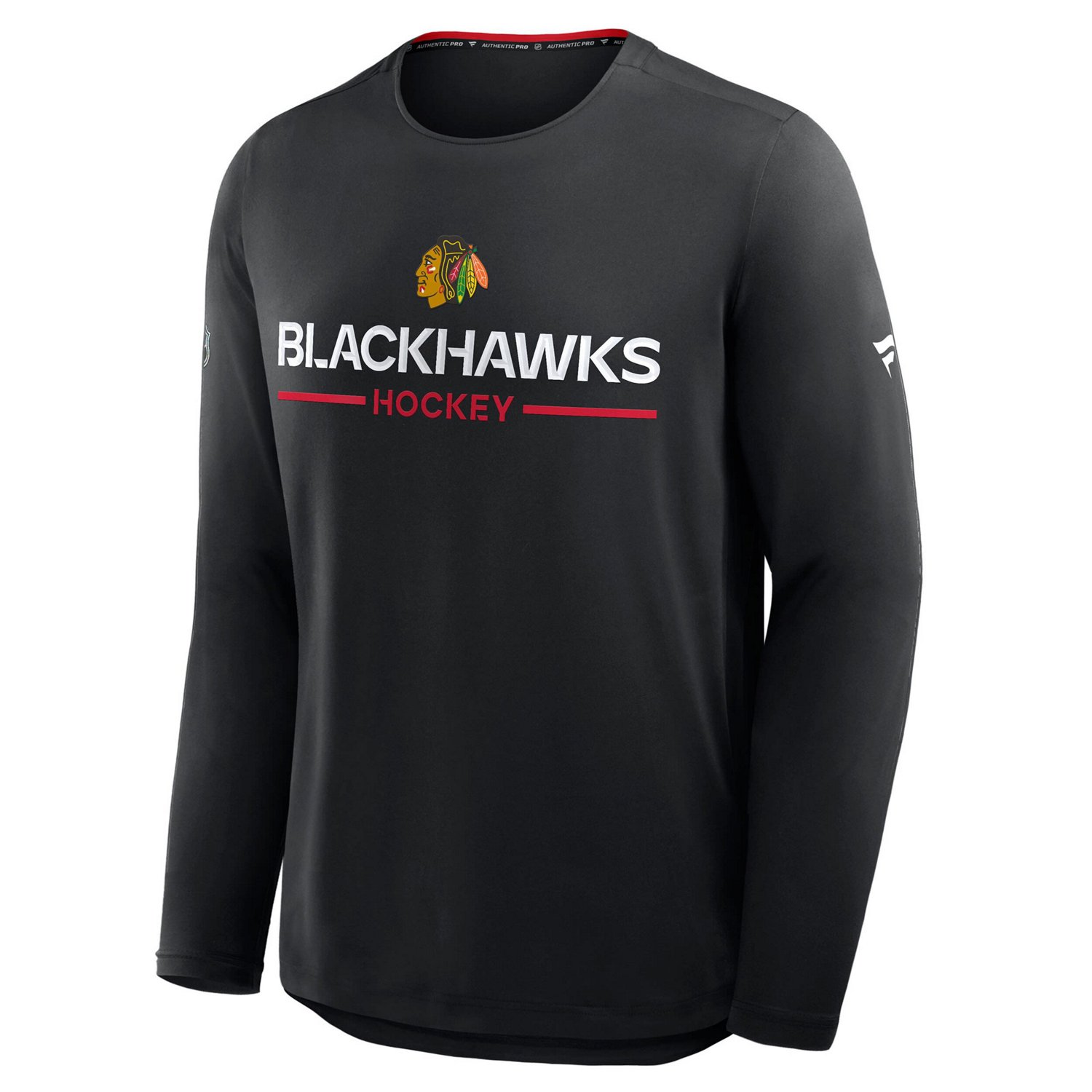 Fanatics Chicago hawks Authentic Pro Rink Tech Long Sleeve T-Shirt - view number 4
