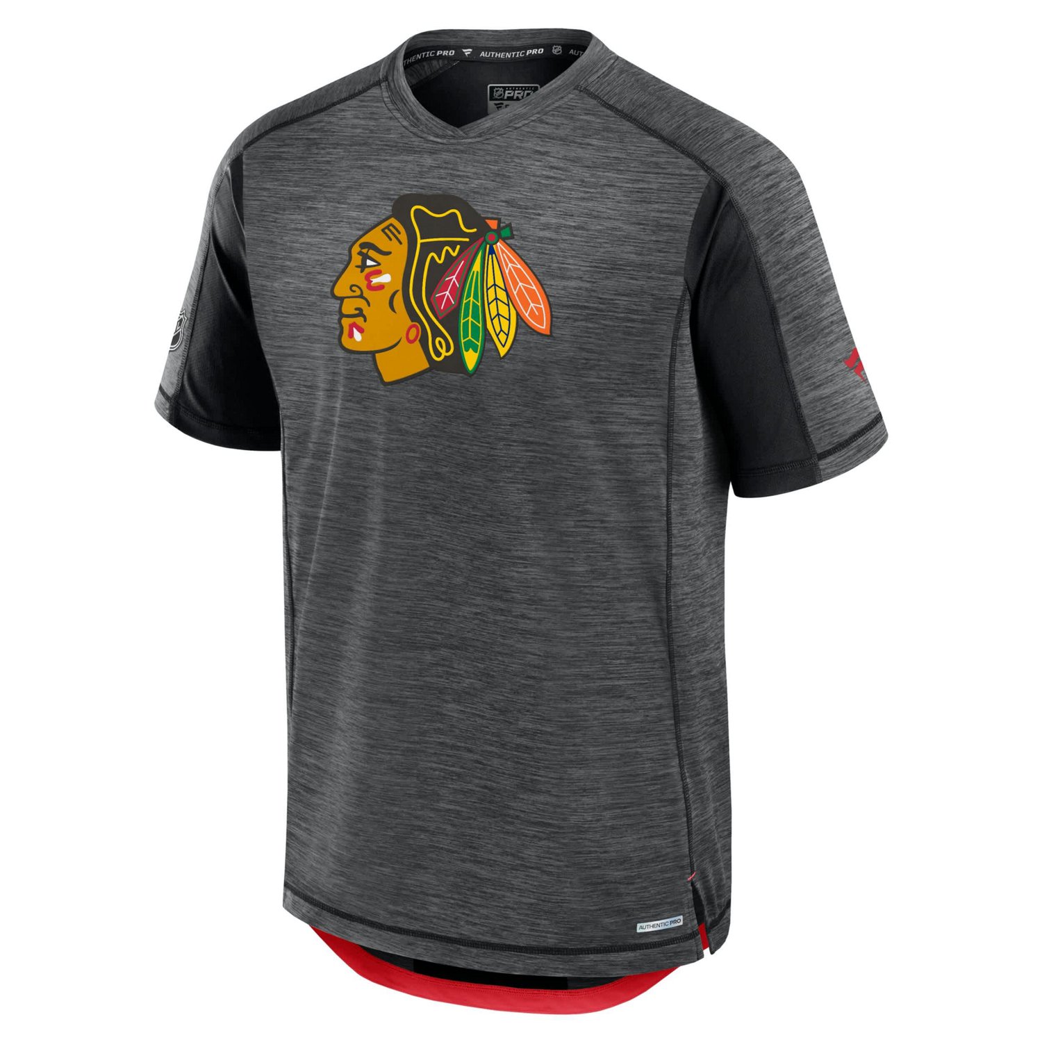 Fanatics Chicago hawks Authentic Pro Rink Tech T-Shirt