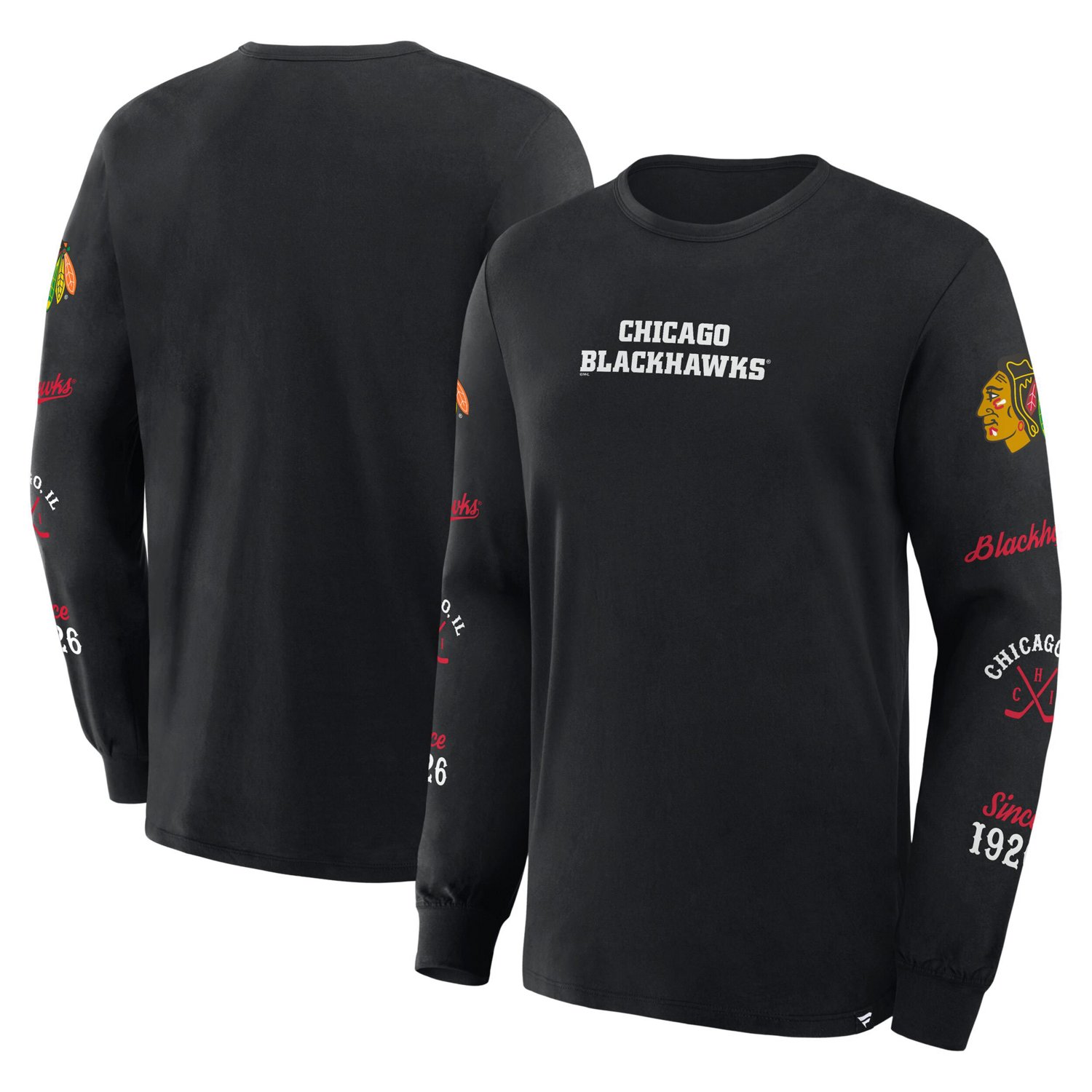 Fanatics Chicago hawks Boxed In Legacy Long Sleeve T-Shirt