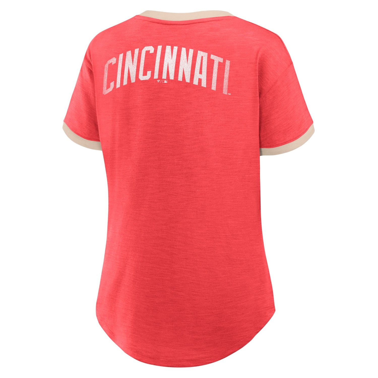 Fanatics Cincinnati s Binge Worthy Stadium Slub V-Neck T-Shirt                                                                   - view number 3