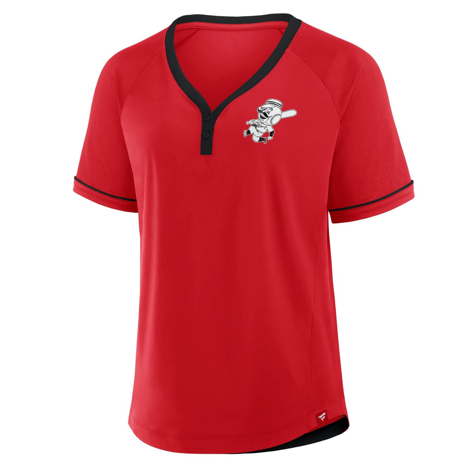 Fanatics Cincinnati s Cooperstown Collection League Diva Raglan V-Neck T-Shirt                                                   - view number 2