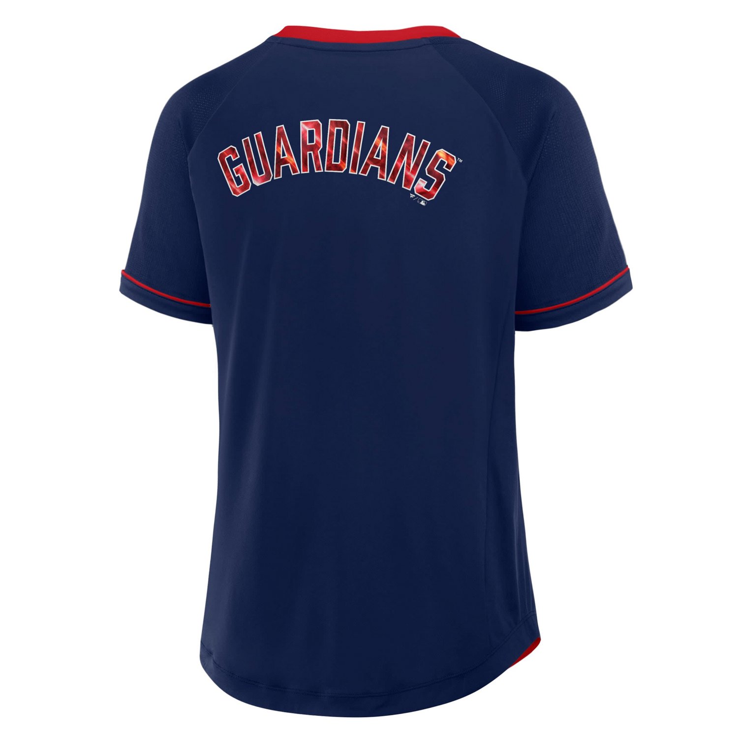 Fanatics Cleveland Guardians League Diva Star Raglan V-Neck T-Shirt - view number 3