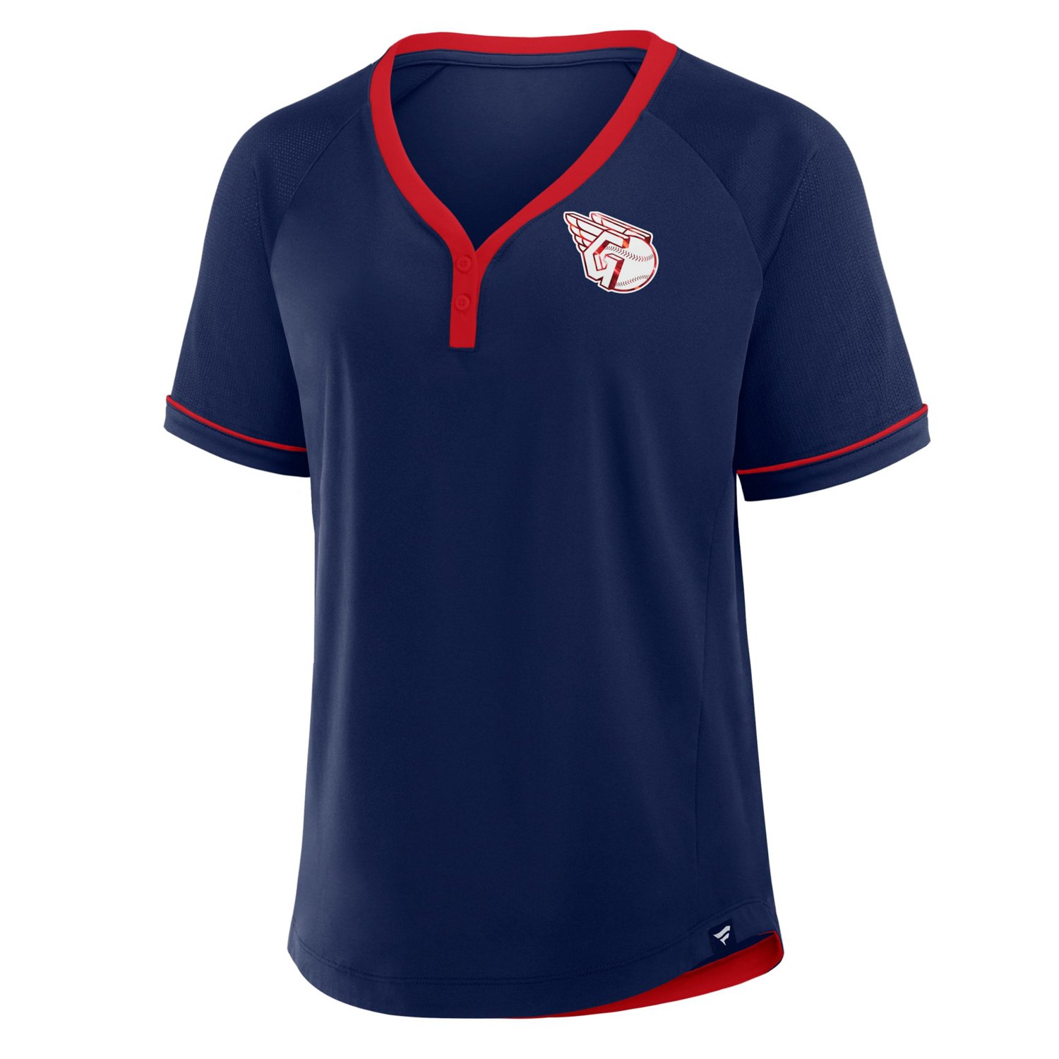 Fanatics Cleveland Guardians League Diva Star Raglan V-Neck T-Shirt - view number 2