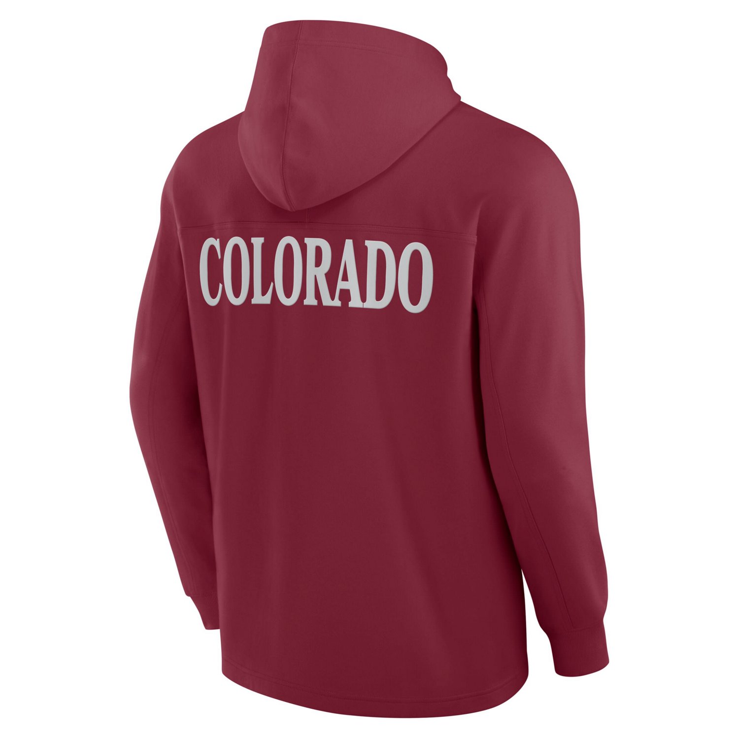 Fanatics Colorado Avalanche Elements Blaze Tri-Blend Long Sleeve Hoodie T-Shirt                                                  - view number 3