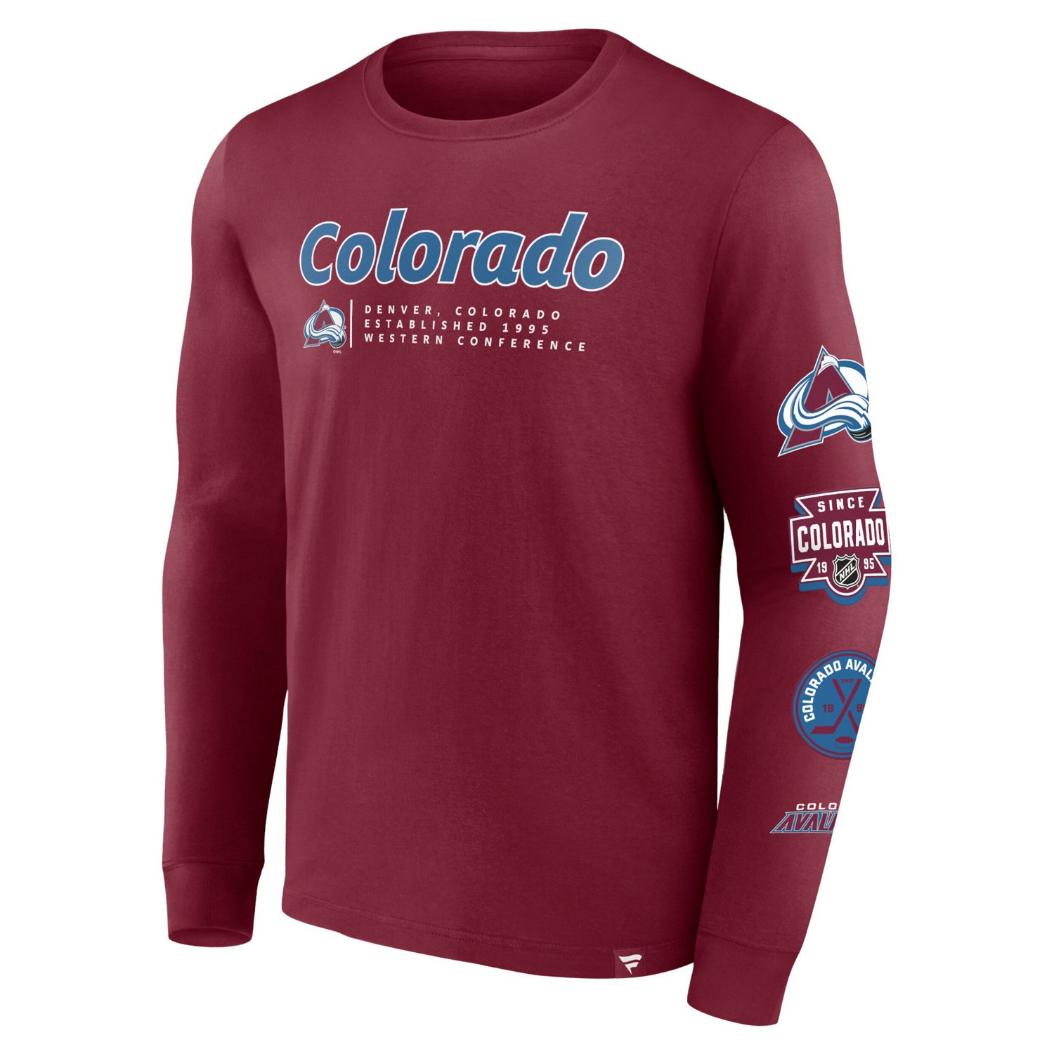 Fanatics Colorado Avalanche Strike the Goal Long Sleeve T-Shirt                                                                  - view number 2