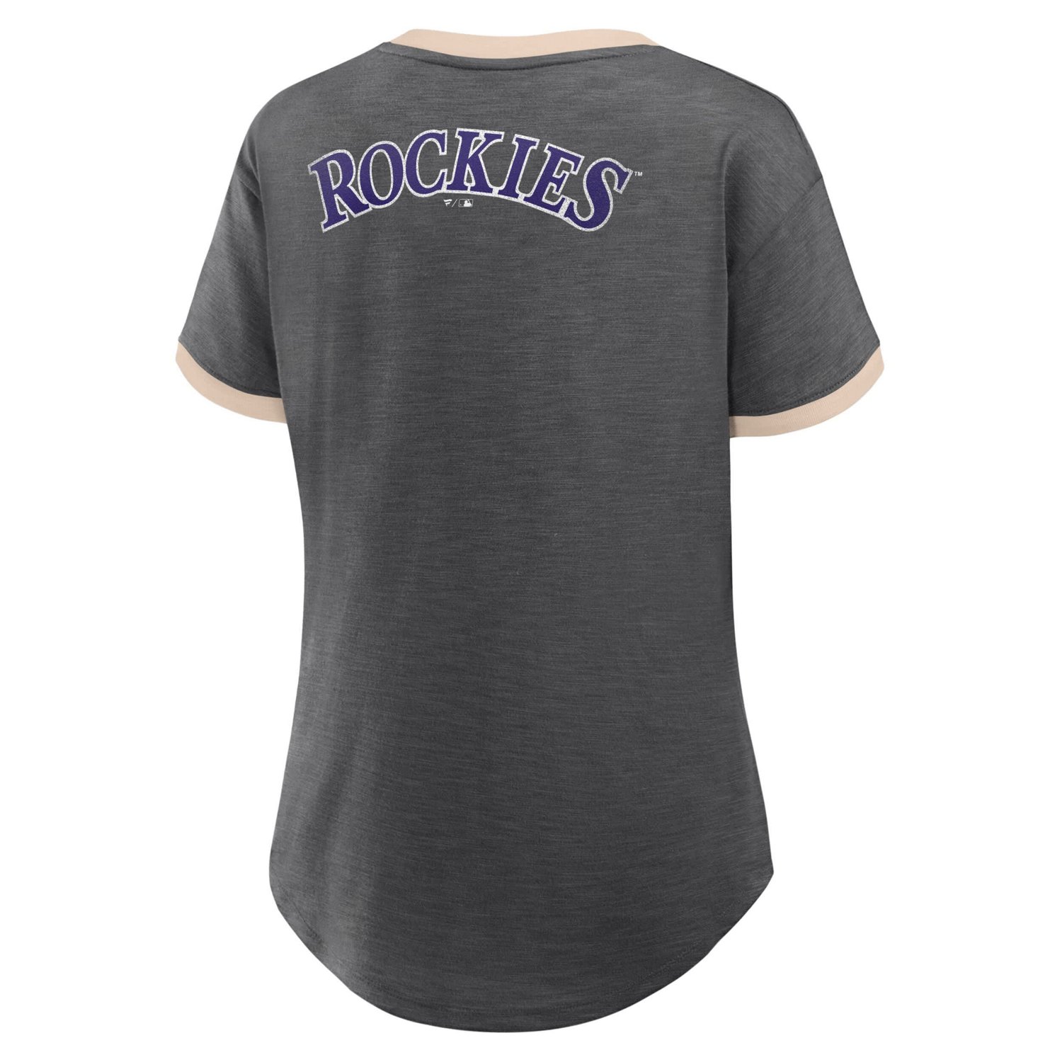 Fanatics Colorado Rockies Binge Worthy Stadium Slub V-Neck T-Shirt - view number 3