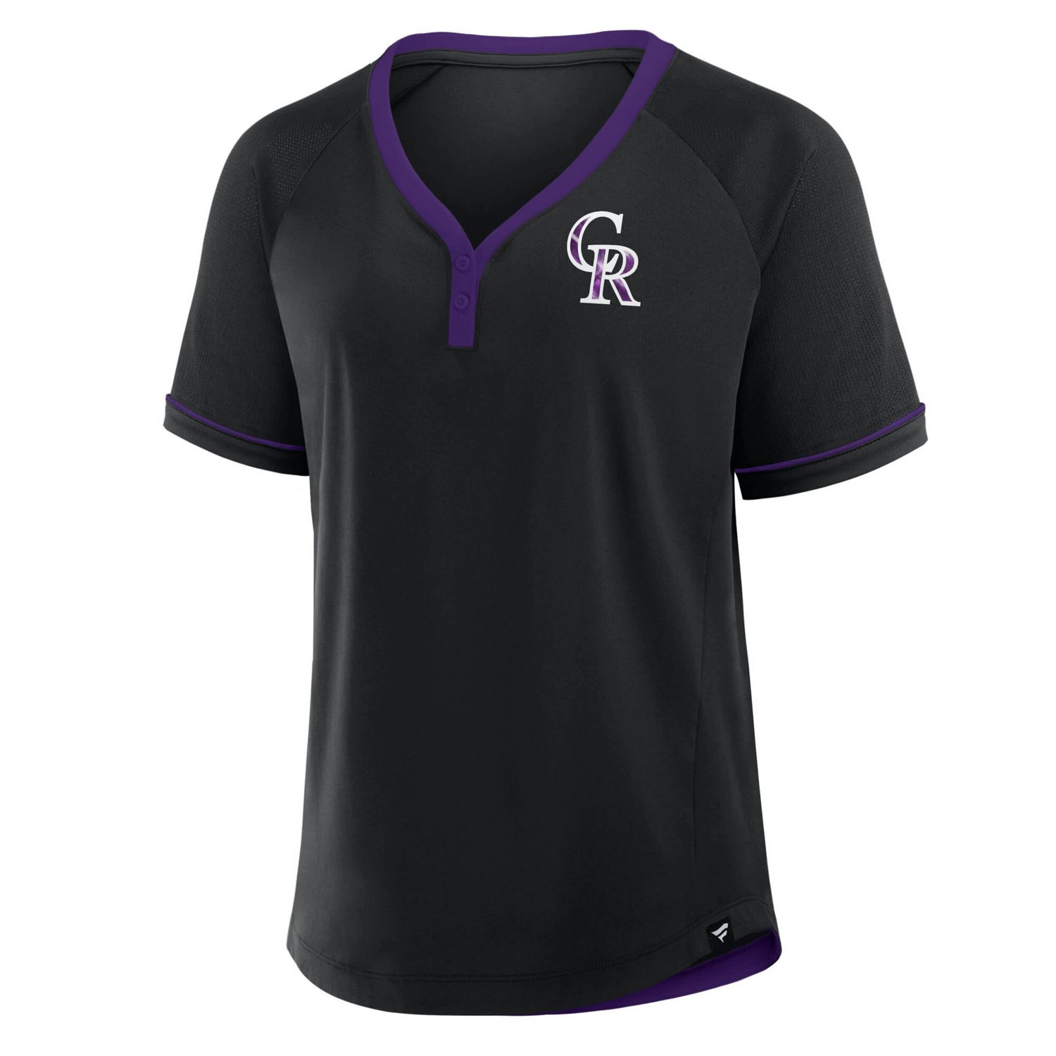 Fanatics Colorado Rockies League Diva Star Raglan V-Neck T-Shirt                                                                 - view number 2