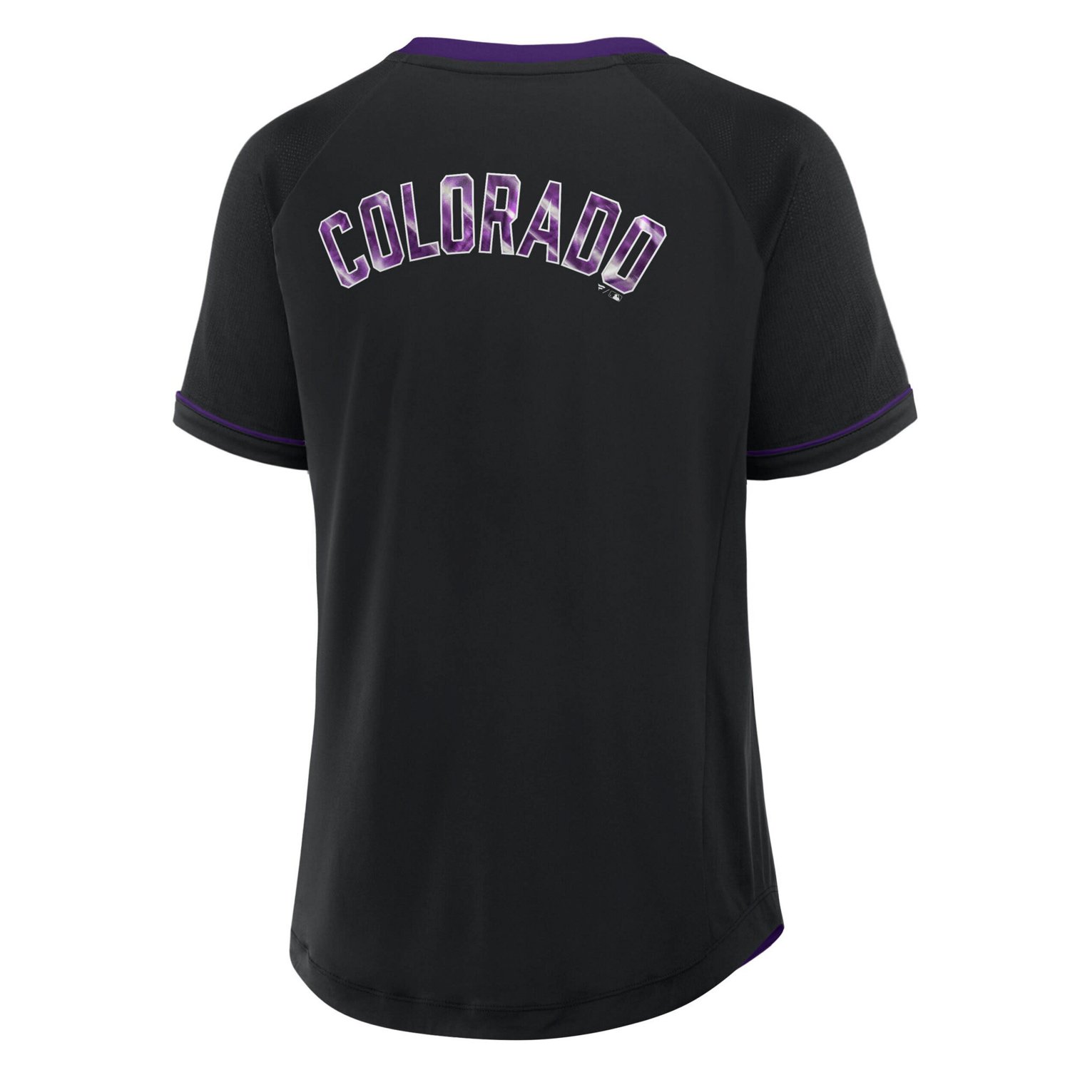 Fanatics Colorado Rockies League Diva Star Raglan V-Neck T-Shirt                                                                 - view number 3