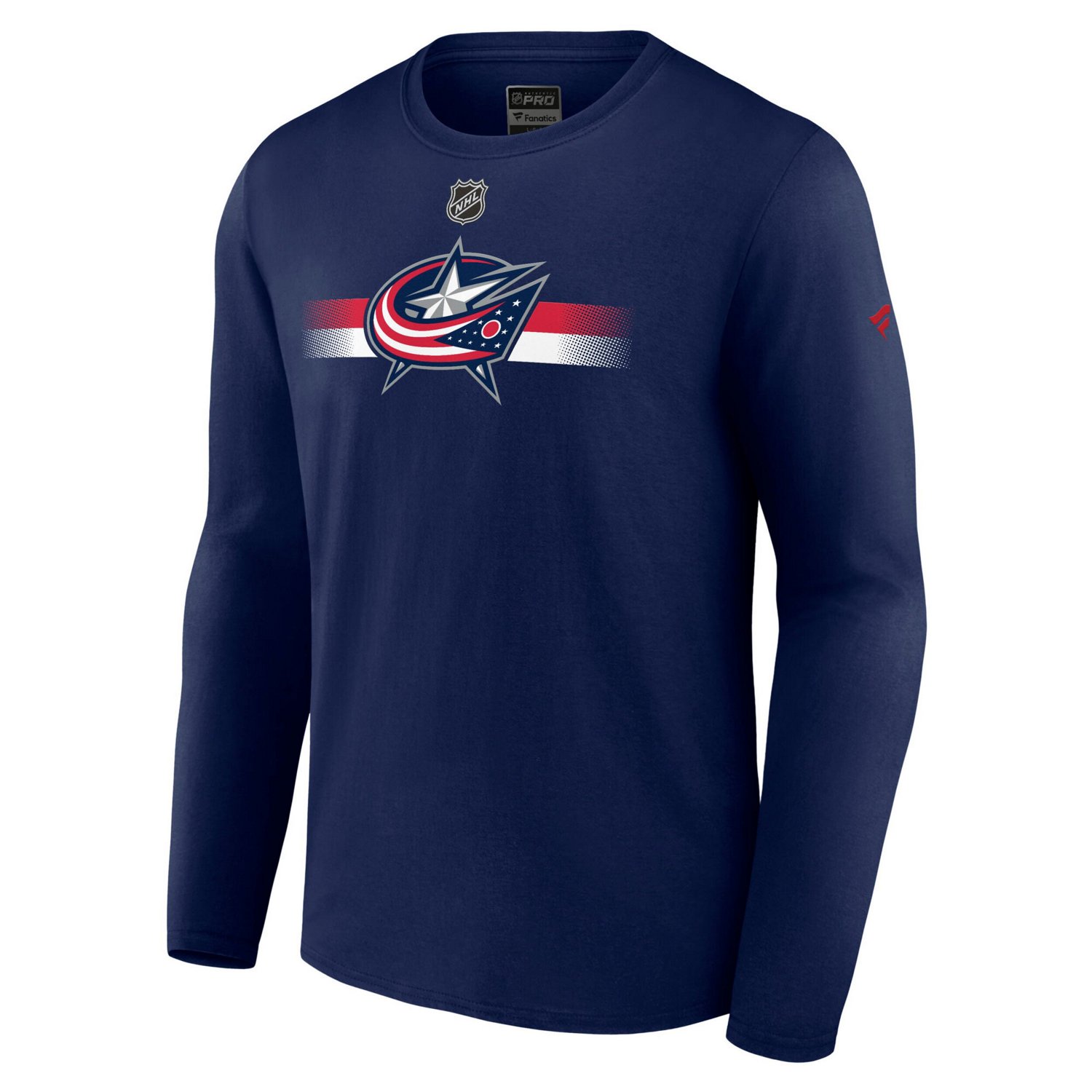 Fanatics Columbus Blue Jackets Authentic Pro Secondary Long Sleeve T-Shirt                                                       - view number 2