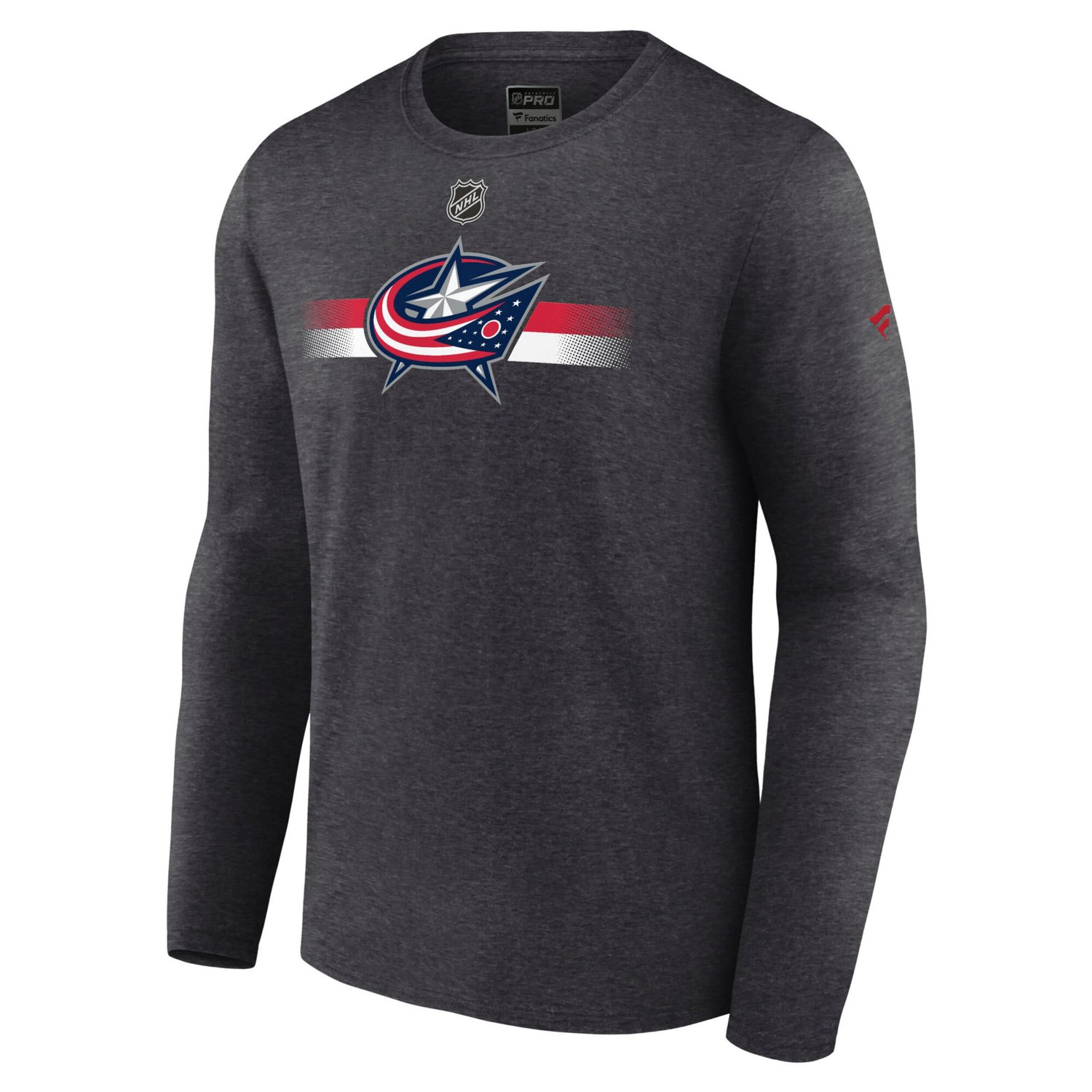 Fanatics Columbus Jackets Authentic Pro Secondary Long Sleeve T-Shirt                                                            - view number 2