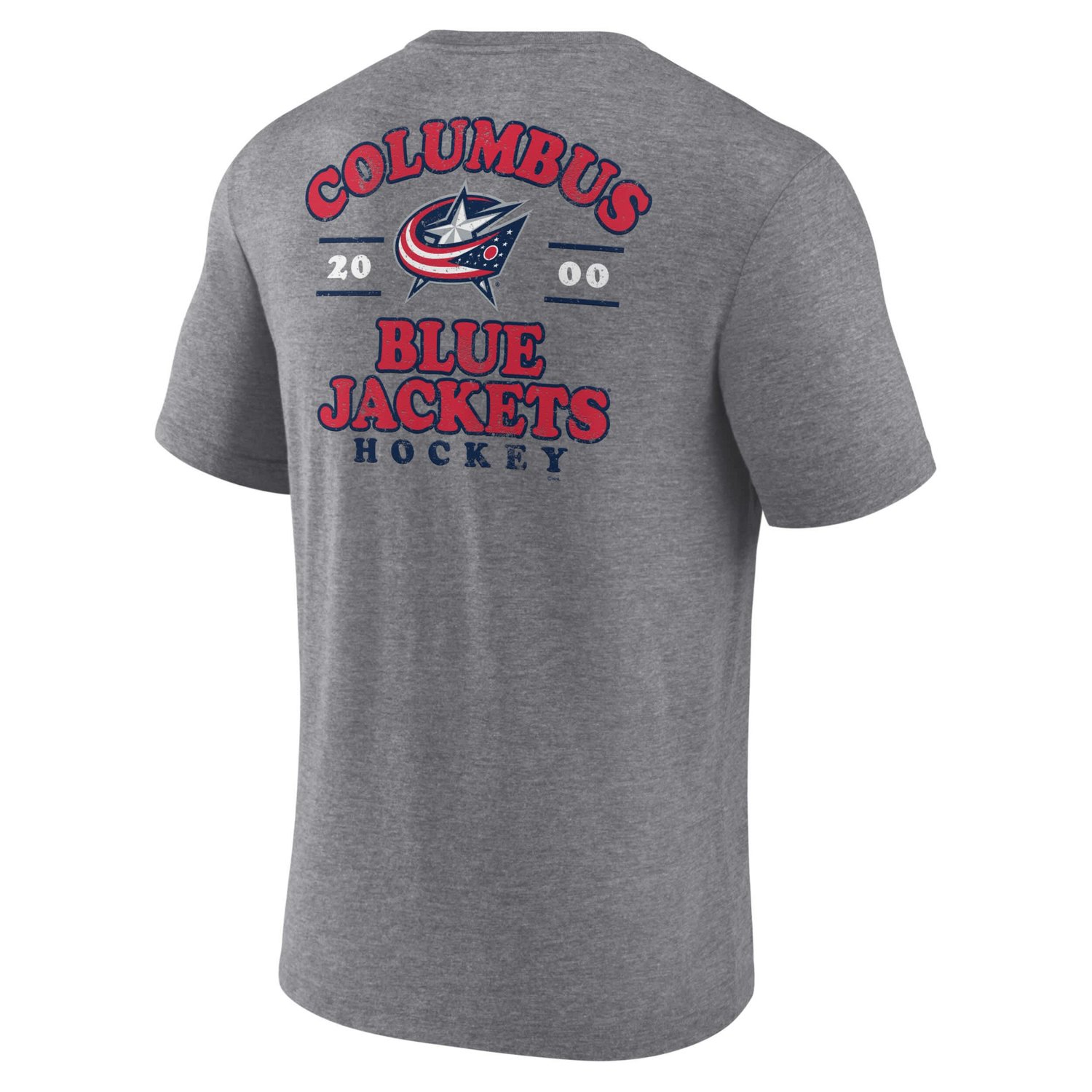 Fanatics Columbus Jackets Winger Tri-Blend T-Shirt                                                                               - view number 3