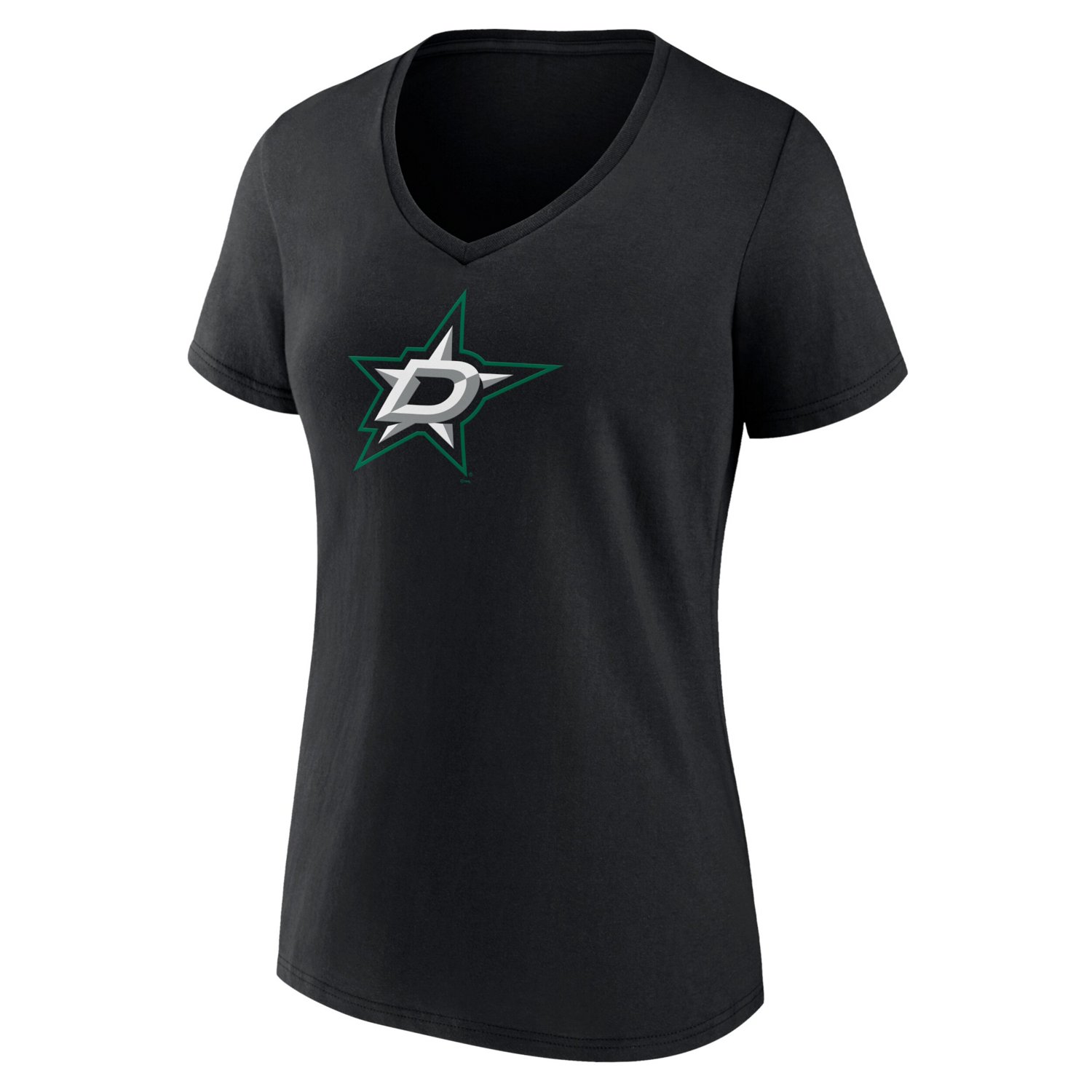 Fanatics Dallas Stars Primary Logo Team V-Neck T-Shirt - view number 2