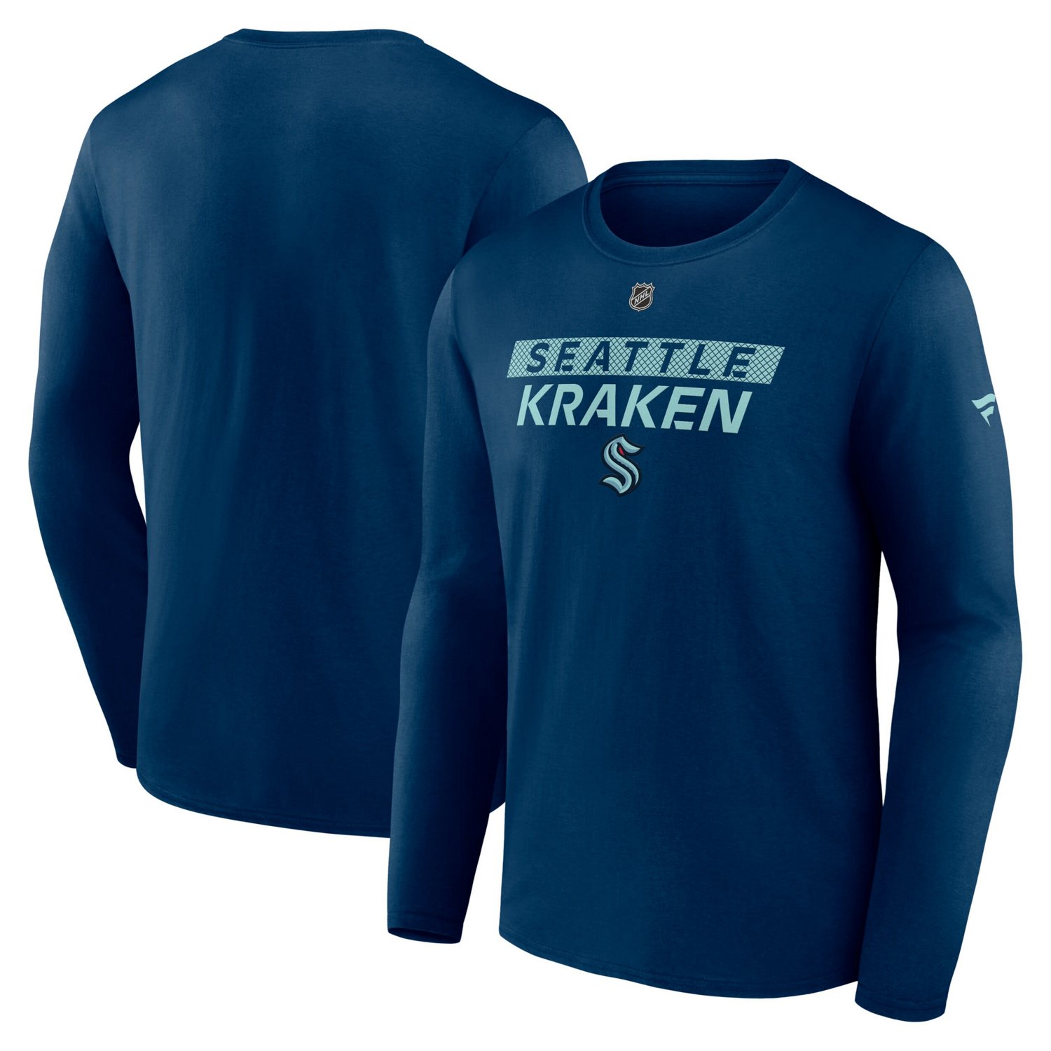 Fanatics Deep Sea Seattle Kraken Authentic Pro Core Primary Long Sleeve T-Shirt