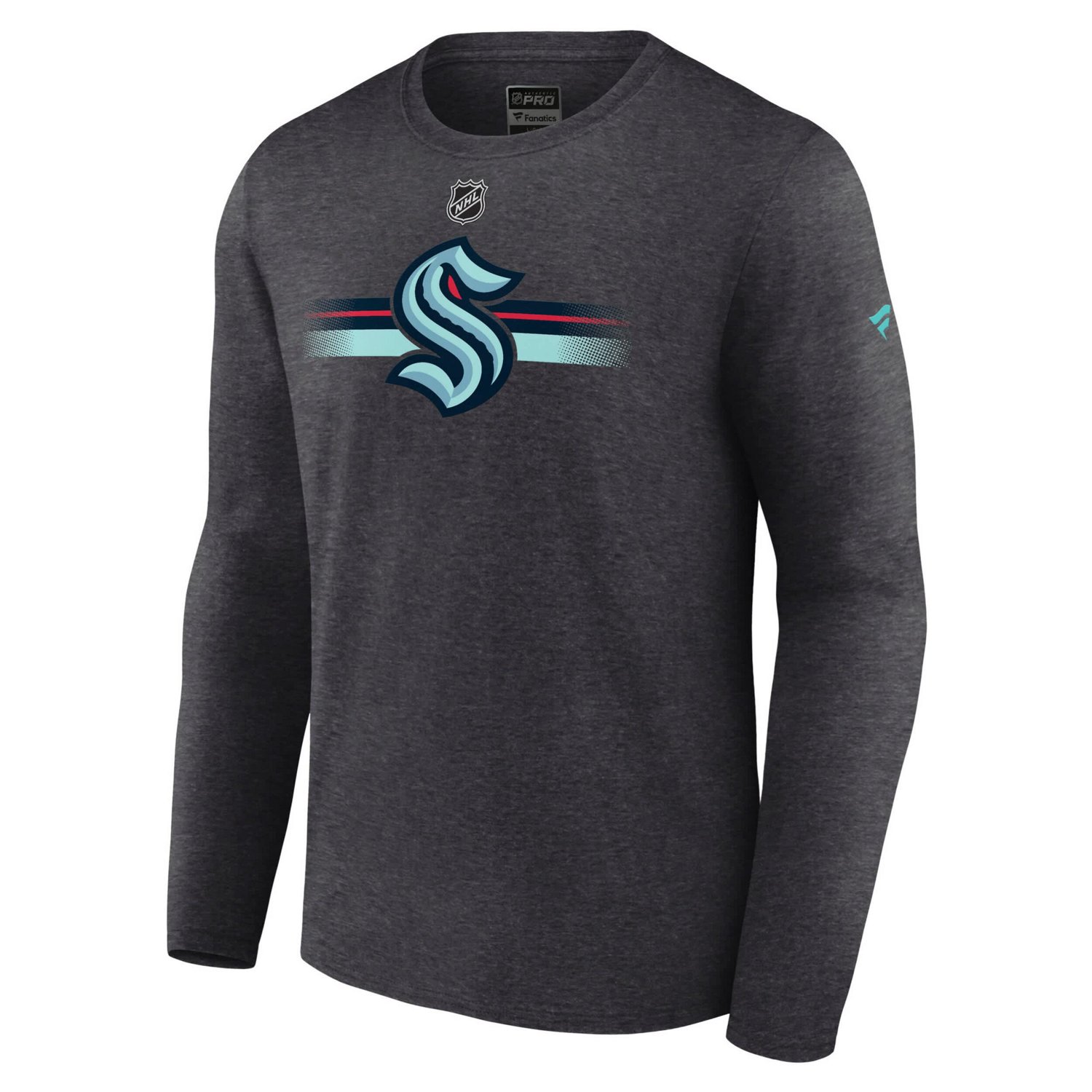 Fanatics Deep Sea Seattle Kraken Authentic Pro Secondary Long Sleeve T-Shirt