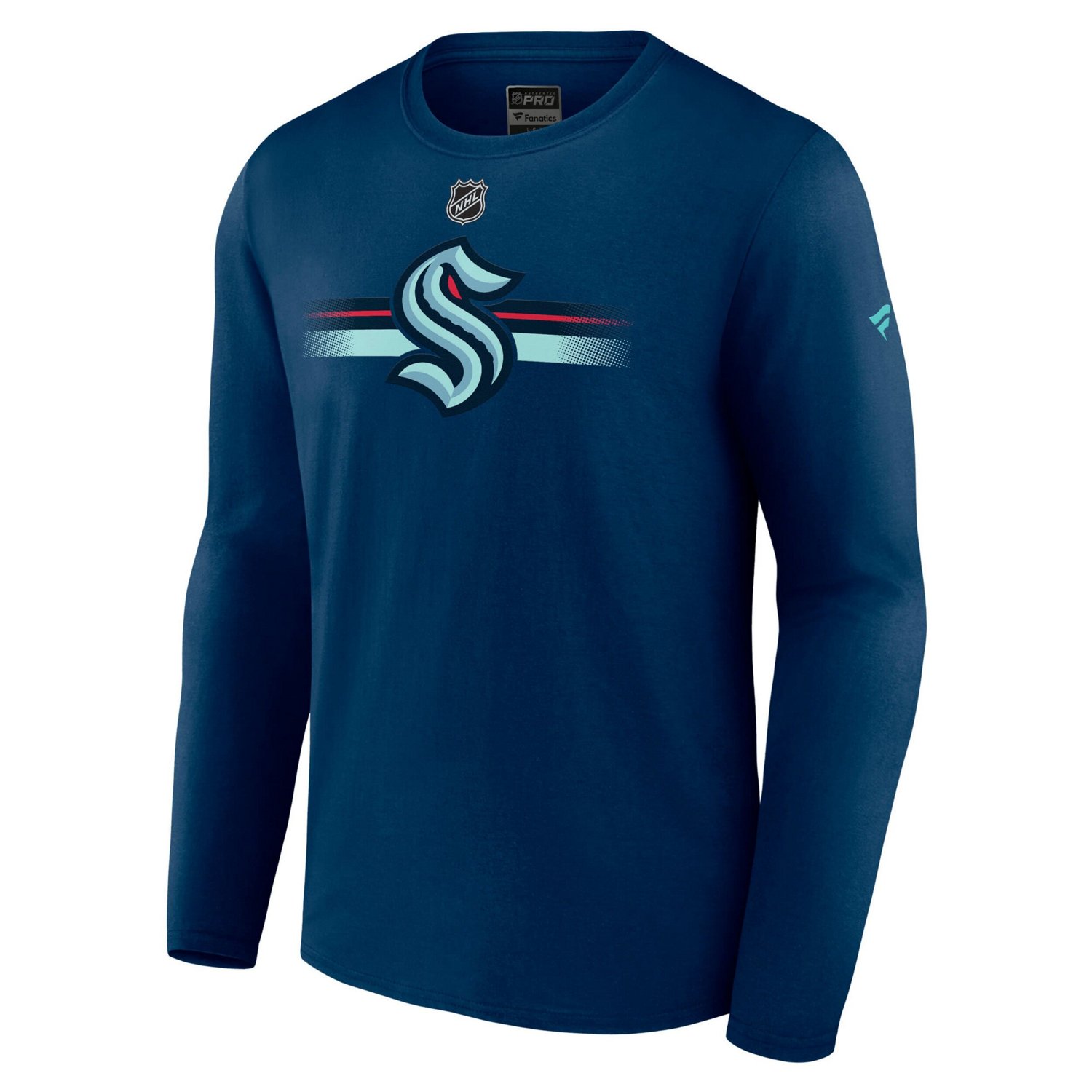 Fanatics Deep Sea Seattle Kraken Authentic Pro Secondary Long Sleeve T-Shirt - view number 2