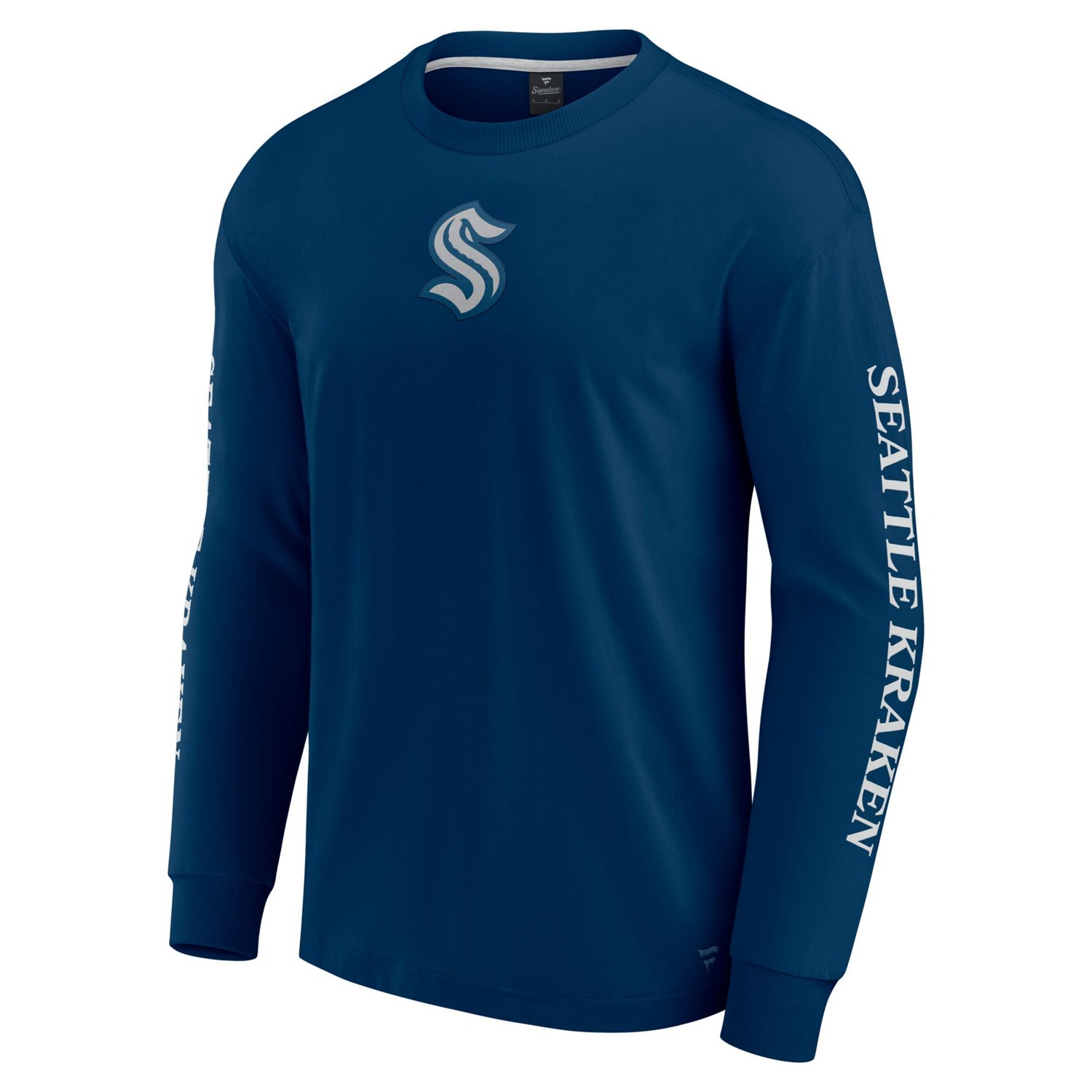 Fanatics Deep Sea Seattle Kraken Elements Strive Long Sleeve T-Shirt - view number 2