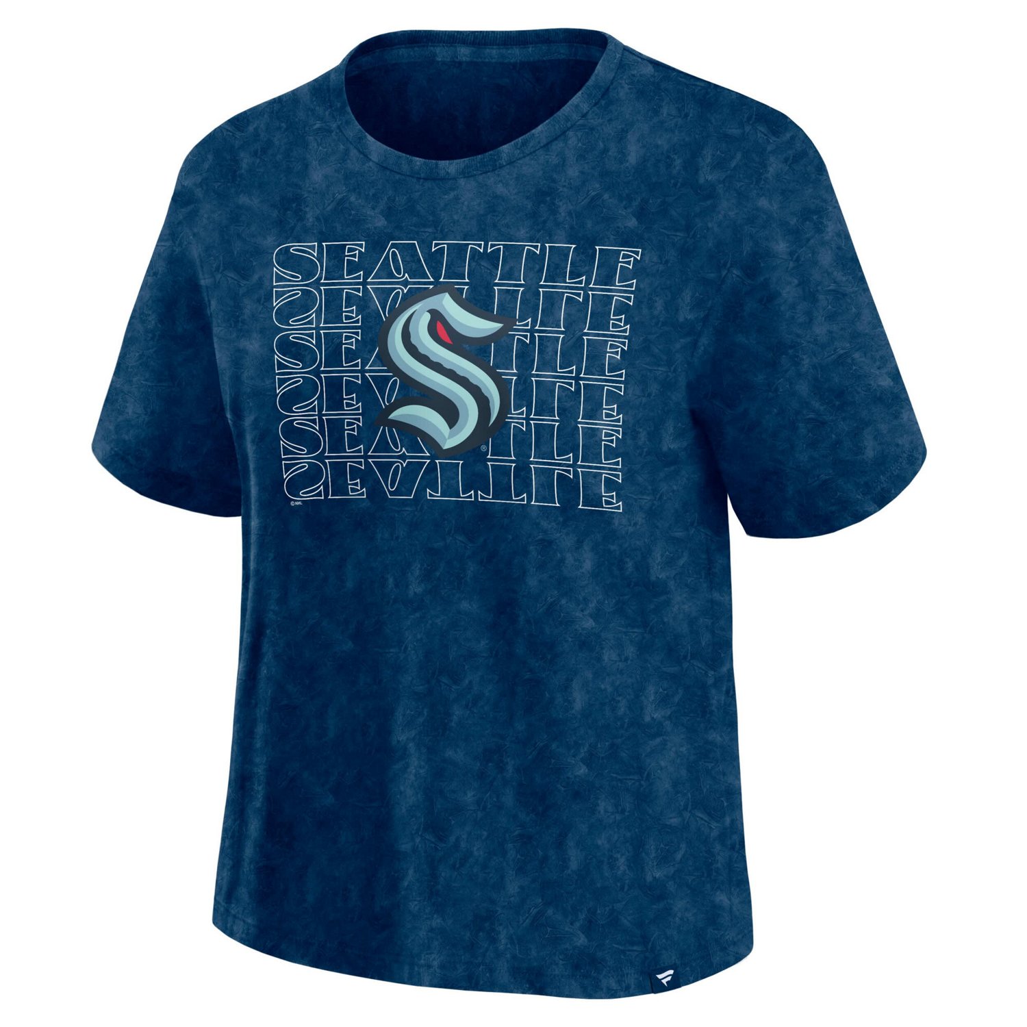 Fanatics Deep Sea Seattle Kraken Faded Wash T-Shirt - view number 2