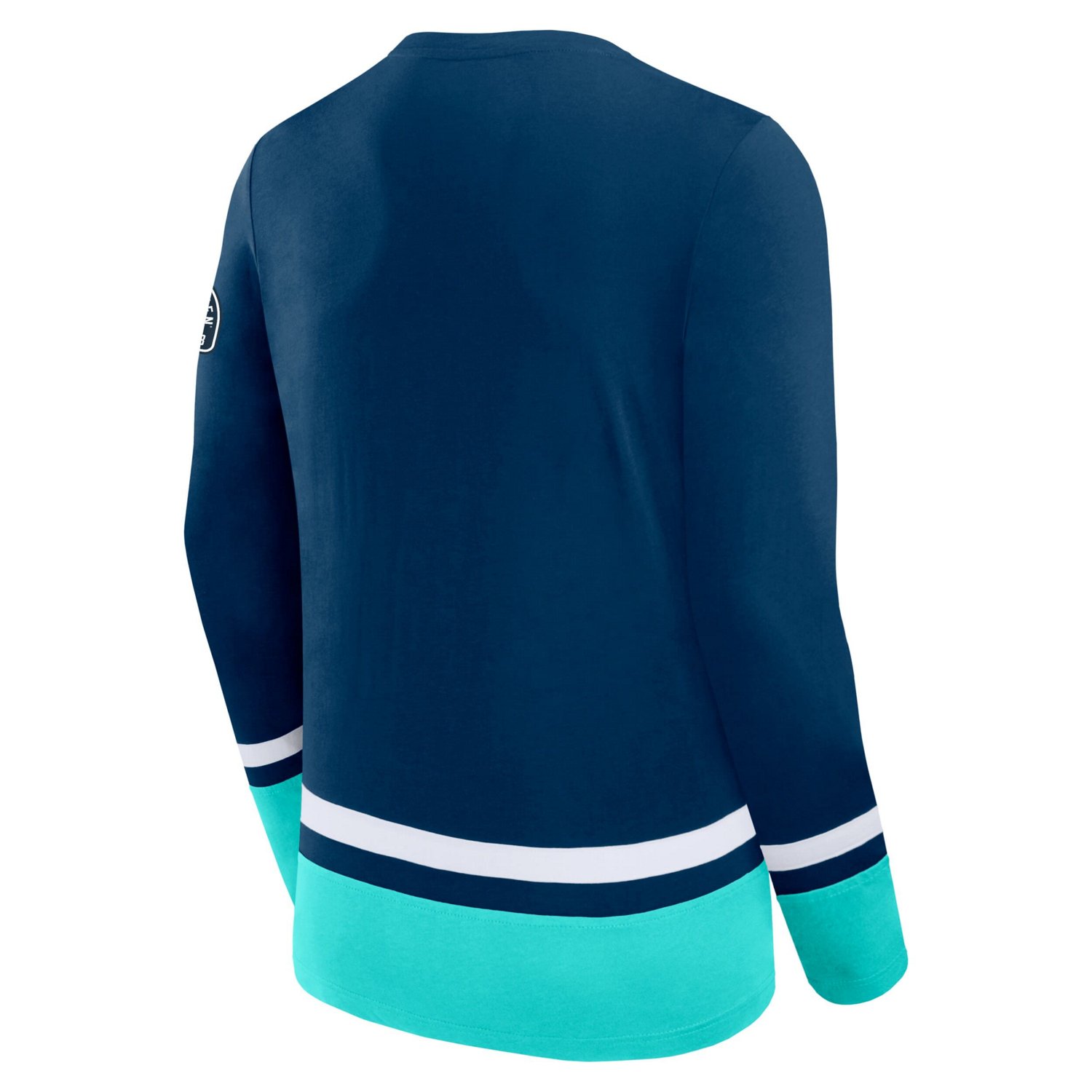 Fanatics Deep Sea Seattle Kraken High Point Long Sleeve T-Shirt                                                                  - view number 3