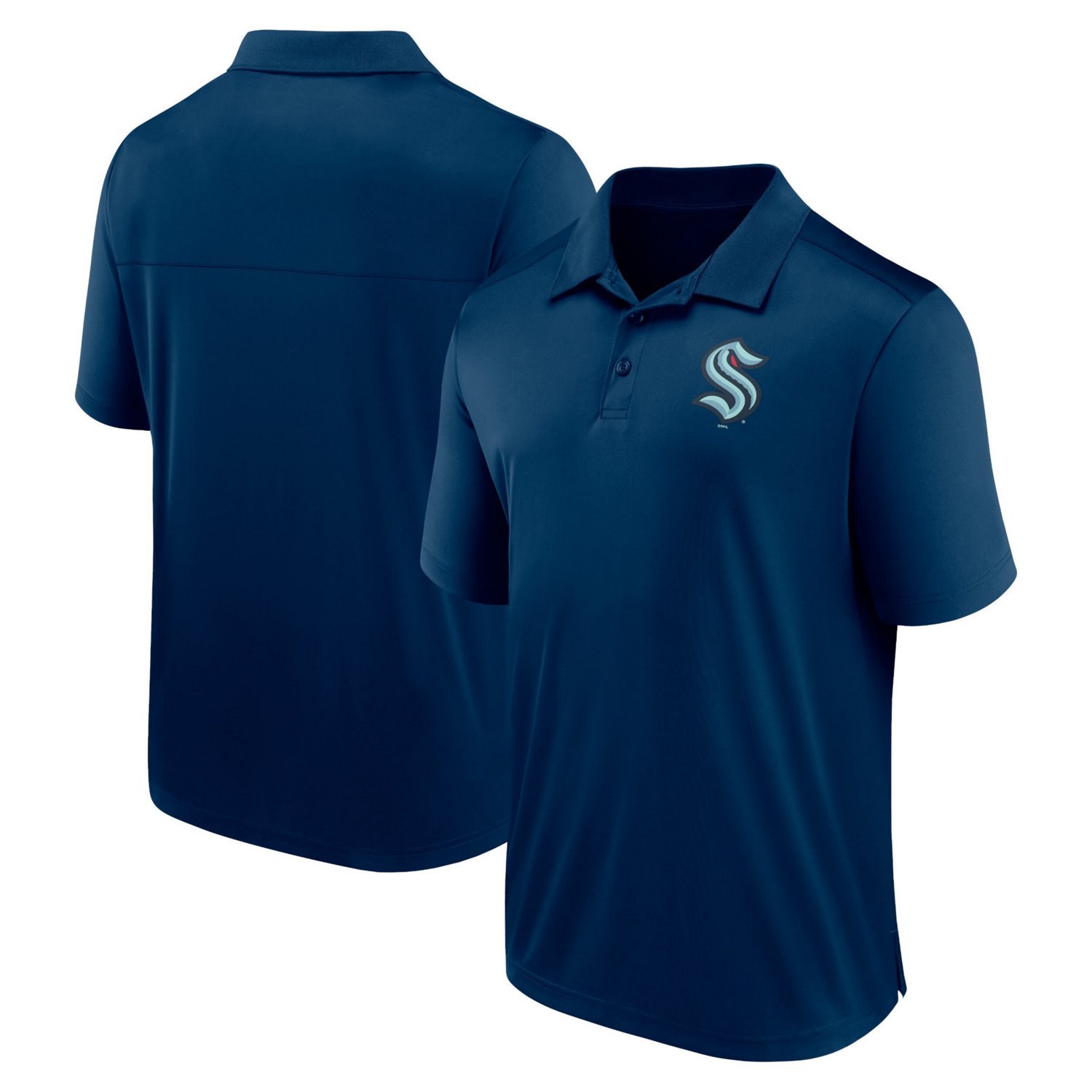 Fanatics Deep Sea Seattle Kraken Left Side Block Polo - view number 1