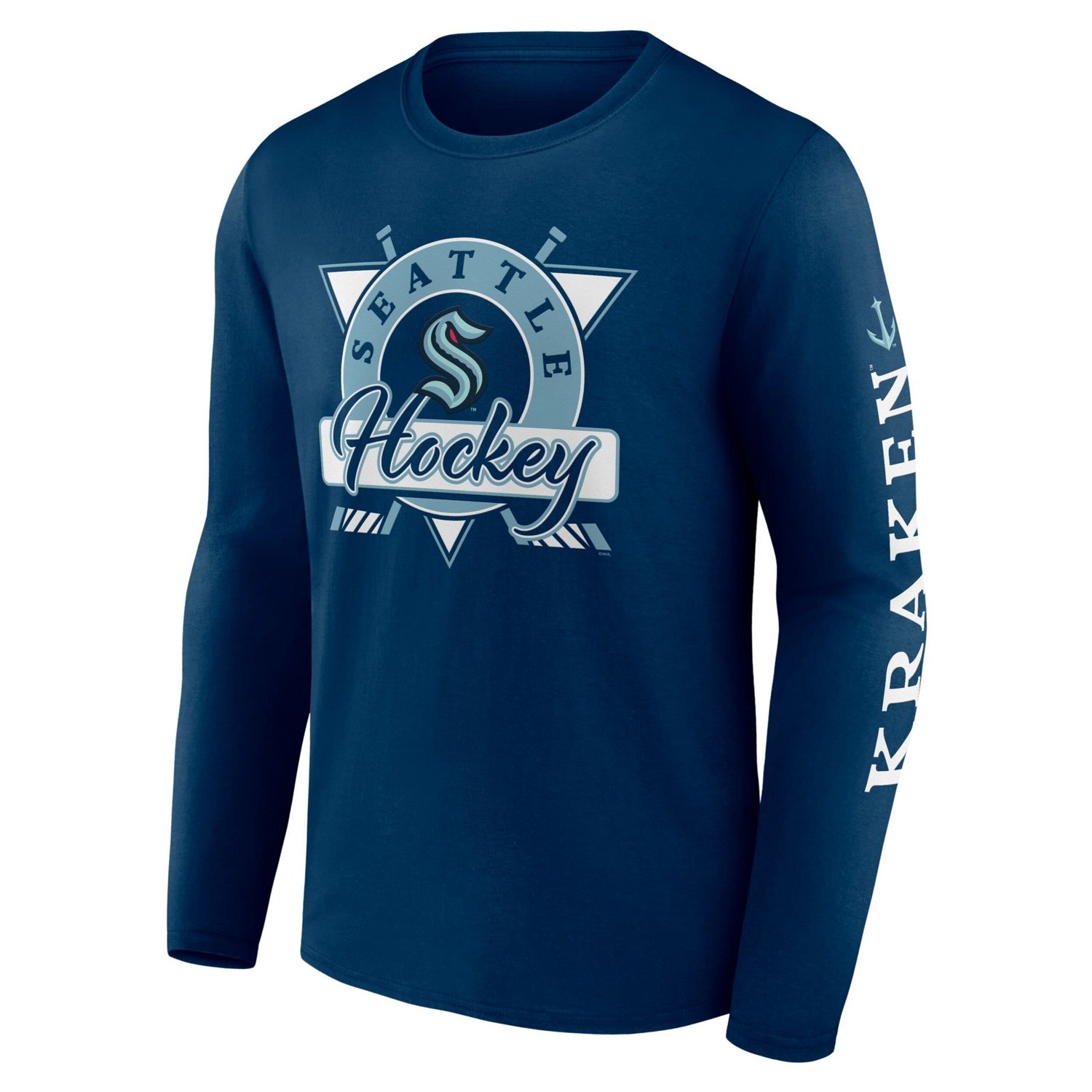 Fanatics Deep Sea Seattle Kraken Rinkside Long Sleeve T-Shirt