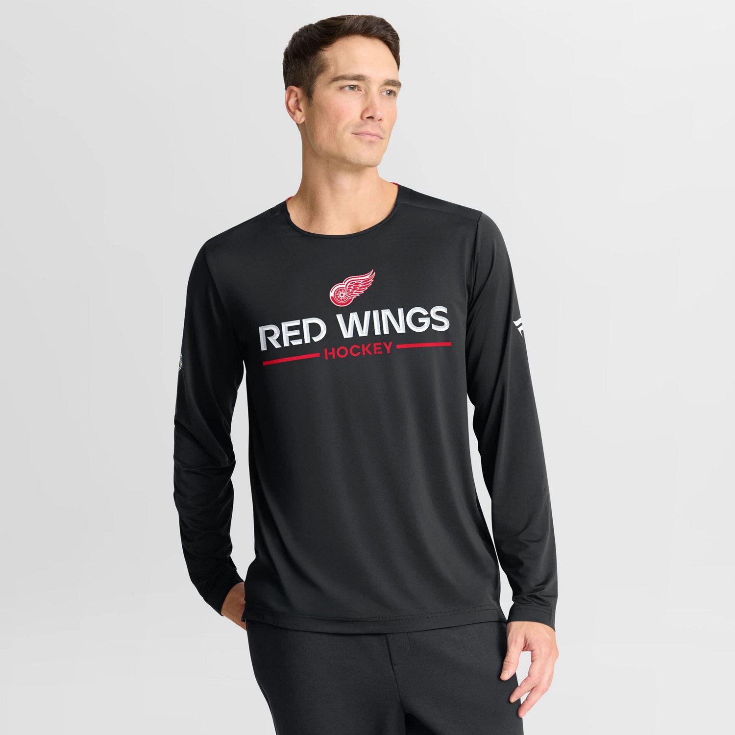 Fanatics Detroit Red Wings Authentic Pro Rink Tech Long Sleeve T-Shirt