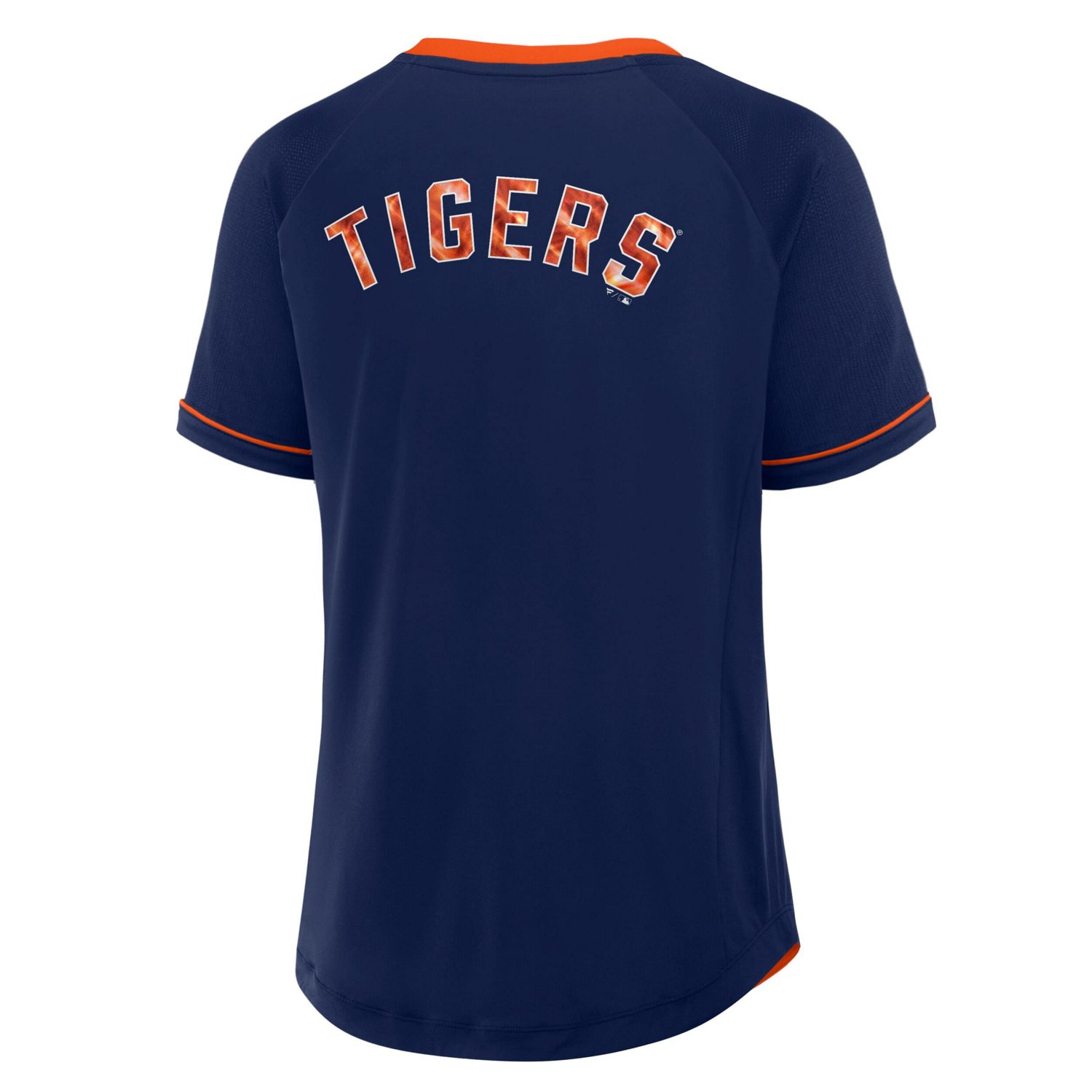 Fanatics Detroit Tigers League Diva Star Raglan V-Neck T-Shirt - view number 3