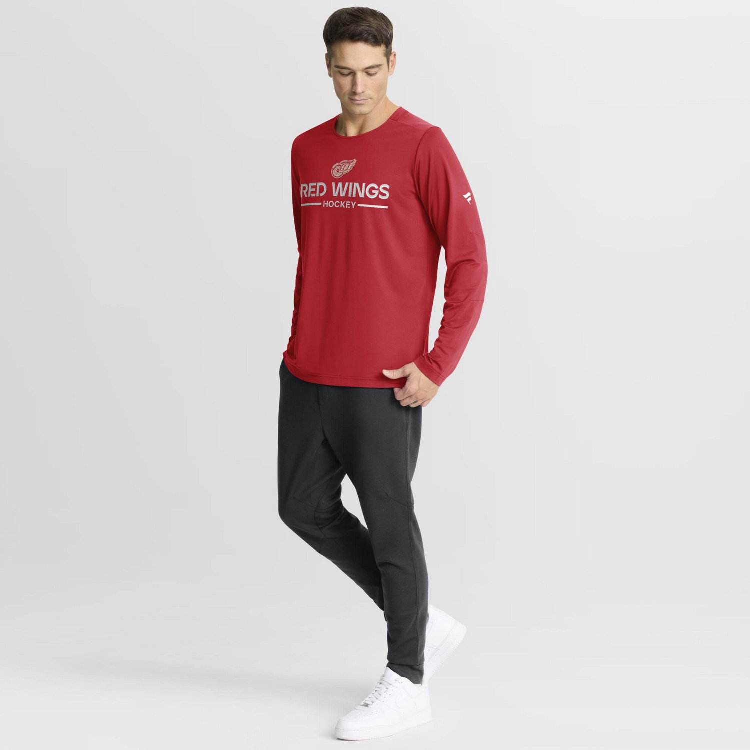 Fanatics Detroit Wings Authentic Pro Centennial Rink Tech Long Sleeve T-Shirt - view number 3