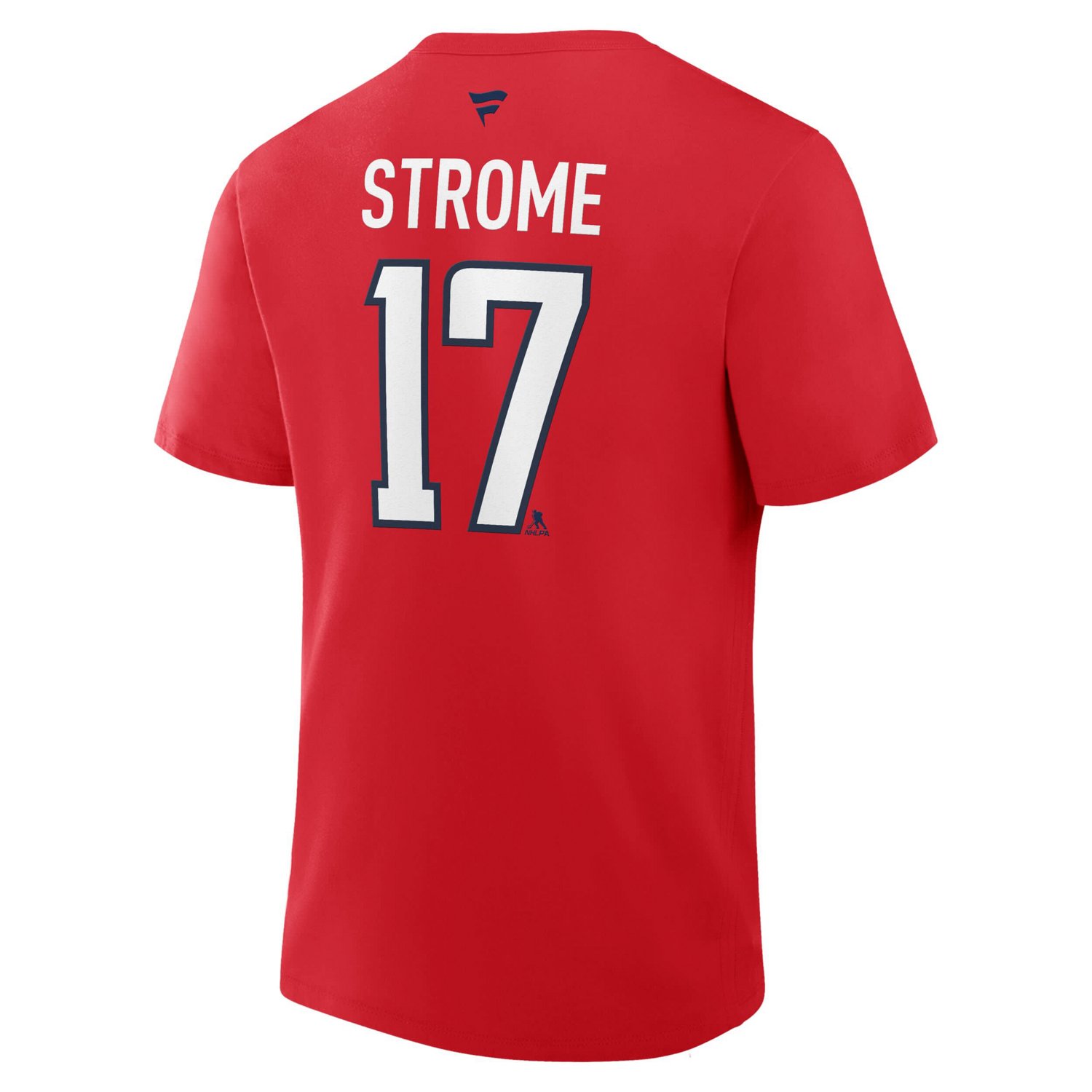 Fanatics Dylan Strome Washington Capitals Authentic Stack Name  Number T-Shirt - view number 3