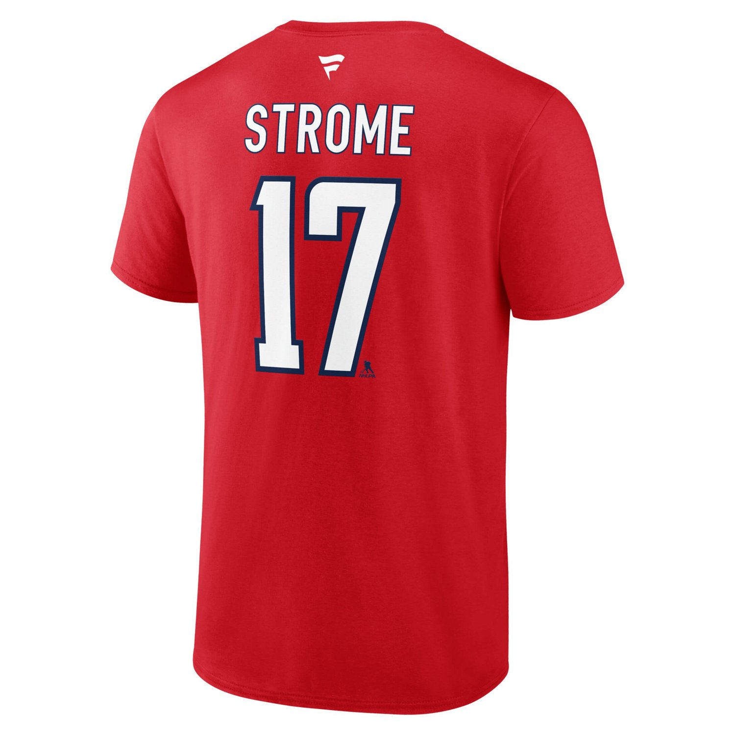 Fanatics Dylan Strome Washington Capitals Authentic Stack Name  Number T-Shirt - view number 3