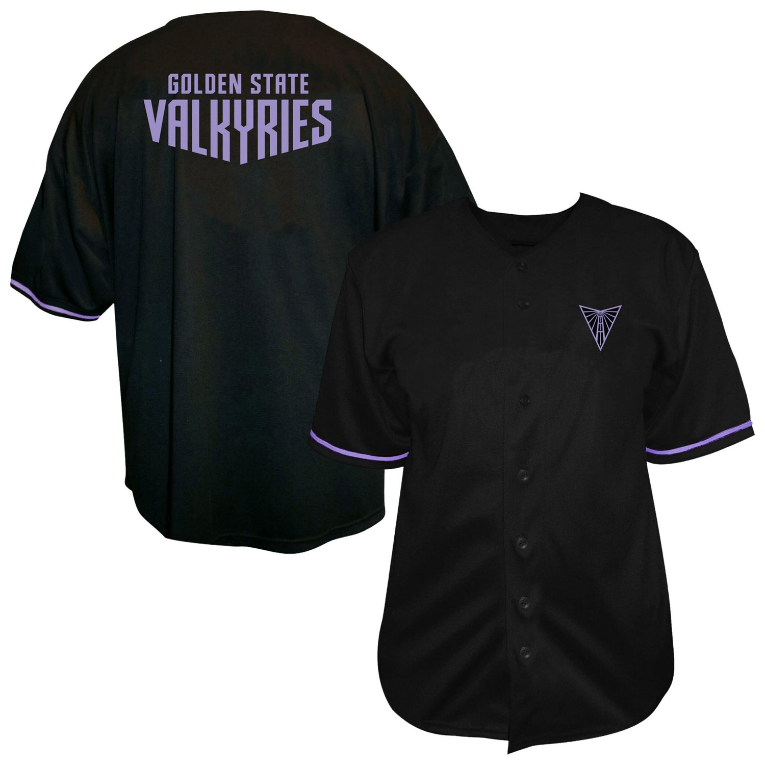 Fanatics Eclipse Golden State Valkyries Big  Tall Full-Button Fashion Jersey