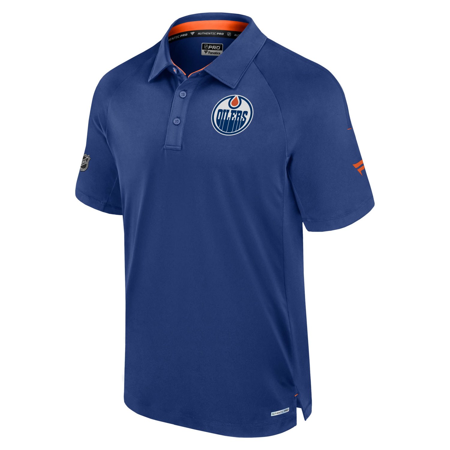 Fanatics Edmonton Oilers Authentic Pro Rink Raglan Polo - view number 2