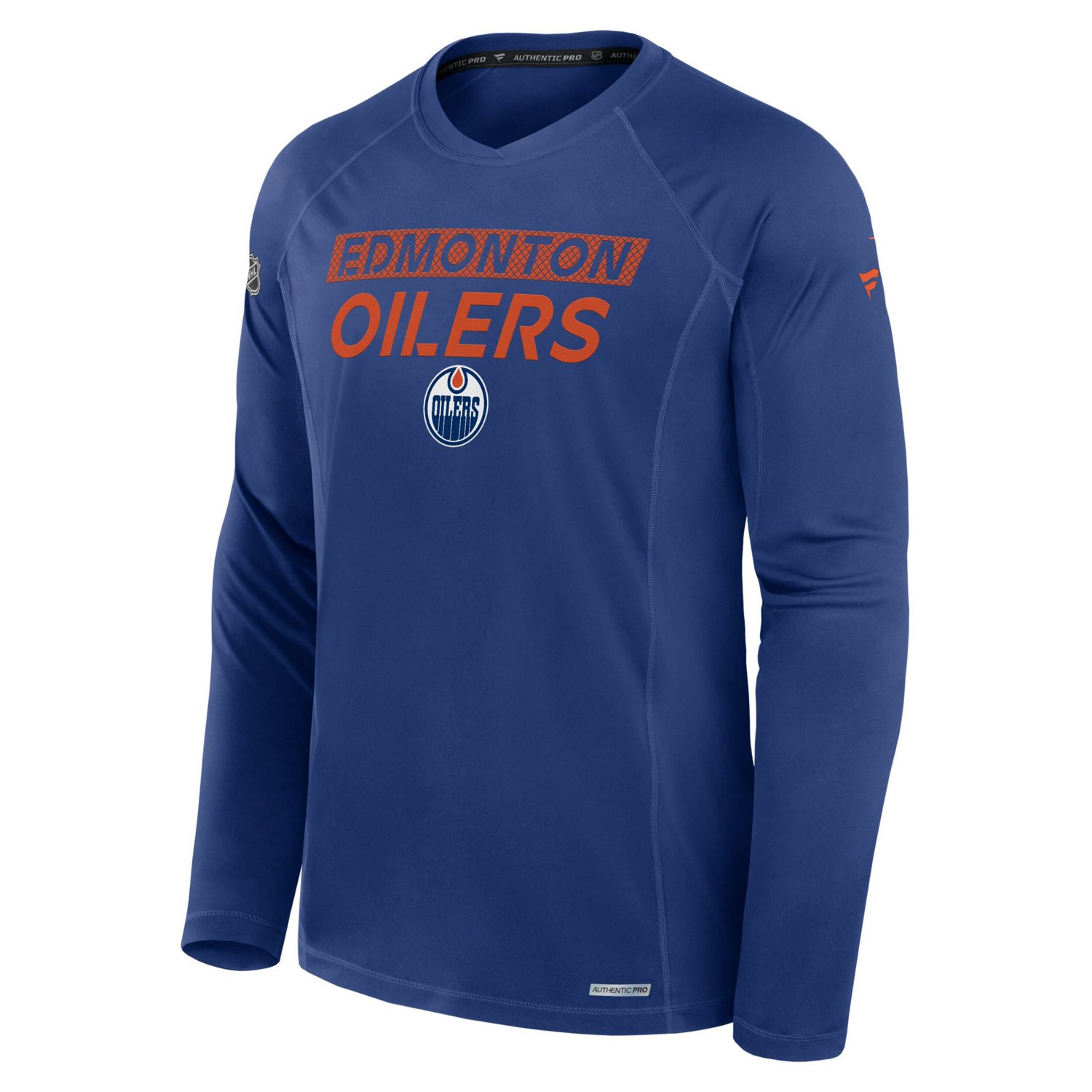 Fanatics Edmonton Oilers Authentic Pro Rink Tech Long Sleeve T-Shirt