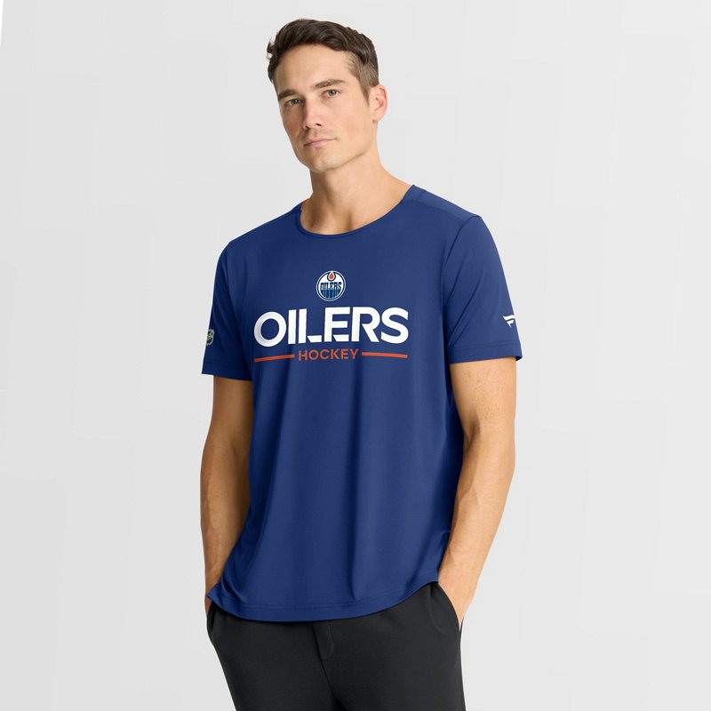 Fanatics Edmonton Oilers Authentic Pro Rink Tech T-Shirt-image