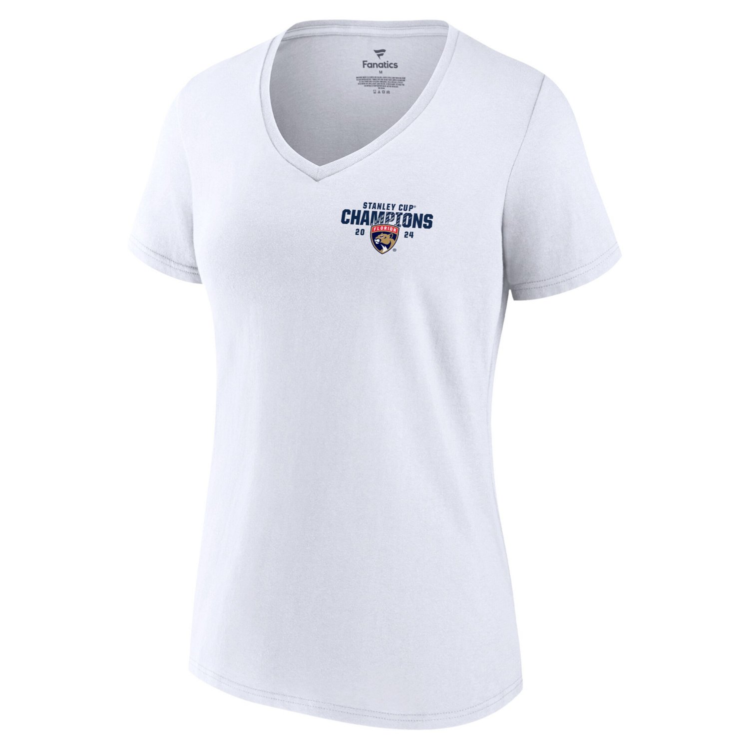 Fanatics Florida Panthers 2024 Stanley Cup Champions Jersey Roster V-Neck T-Shirt - view number 2